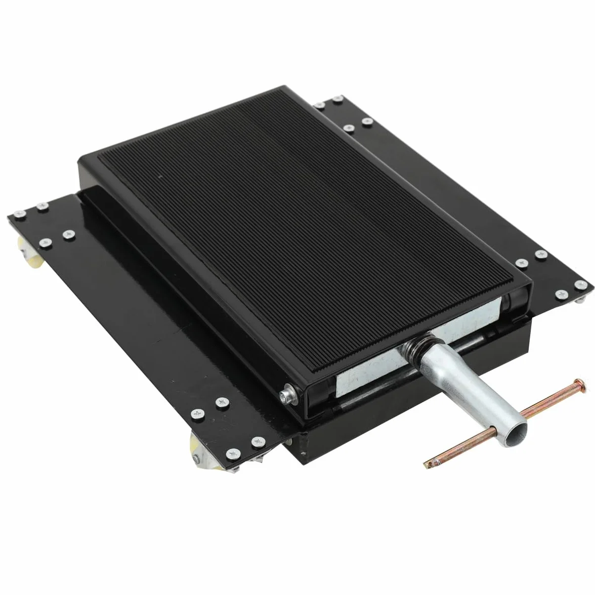 Ponte Sollevatore Moto 0,5T Altezza Regolabile 120-390mm Pieghevole con Ruote