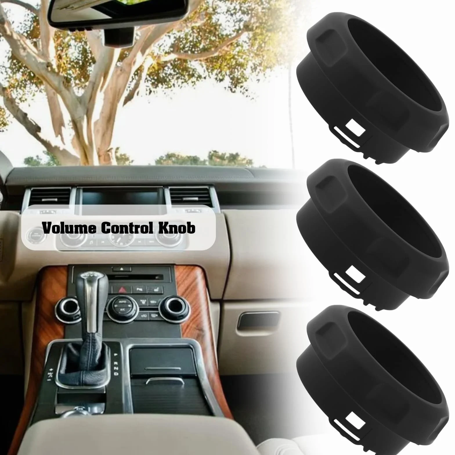 3 Pezzi Di Ricambio Per Manopola Di Controllo Del Volume Dell'aria Condizionata Della Console Centrale Dell'auto LR029591