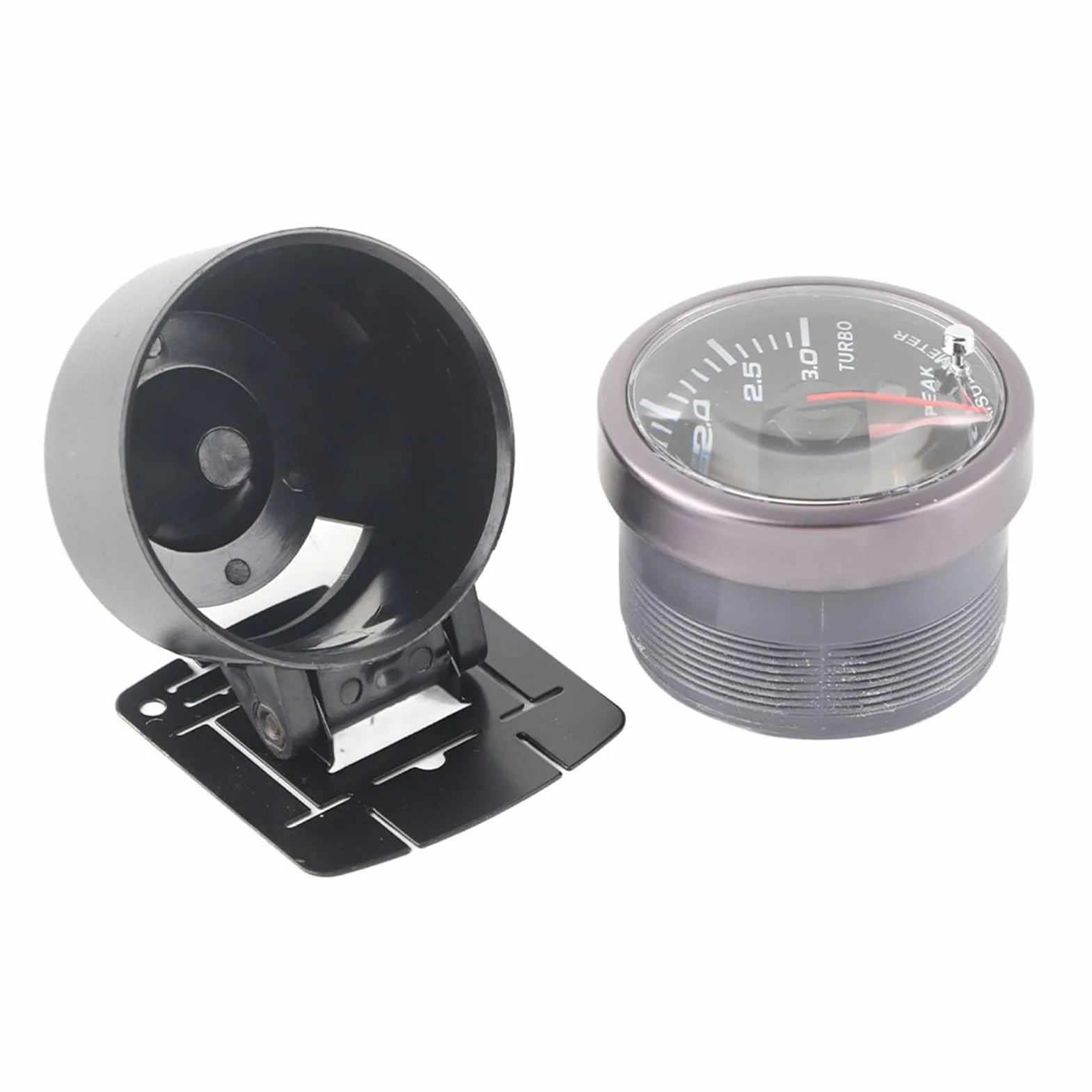 Manometro dell'olio Indicatore di pressione di carica turbo 60 mm 3,0 bar DC12 V per auto camion moto