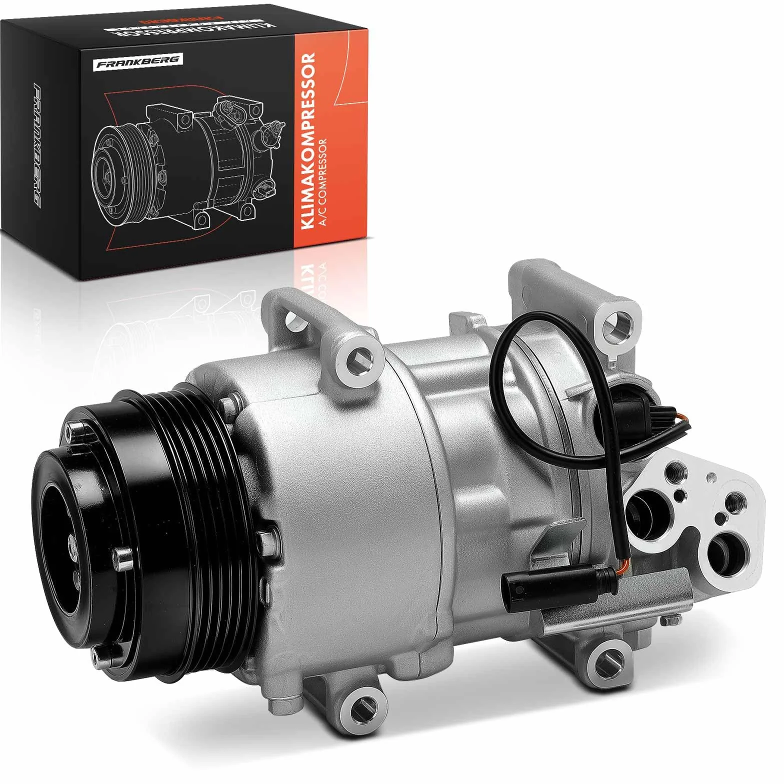 Frankberg Compressore aria condizionata frizione Diesel Compatibile Classe A W169 A160CDI A180CDI A200CDI B-Class W245 B180CDI B200CDI