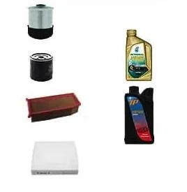 KIT TAGLIANDO 4 FILTRI + 4L.OLIO 5W30 COMPATIBILE CON REN. CLIO IV 1.5 DCI CAPTUR