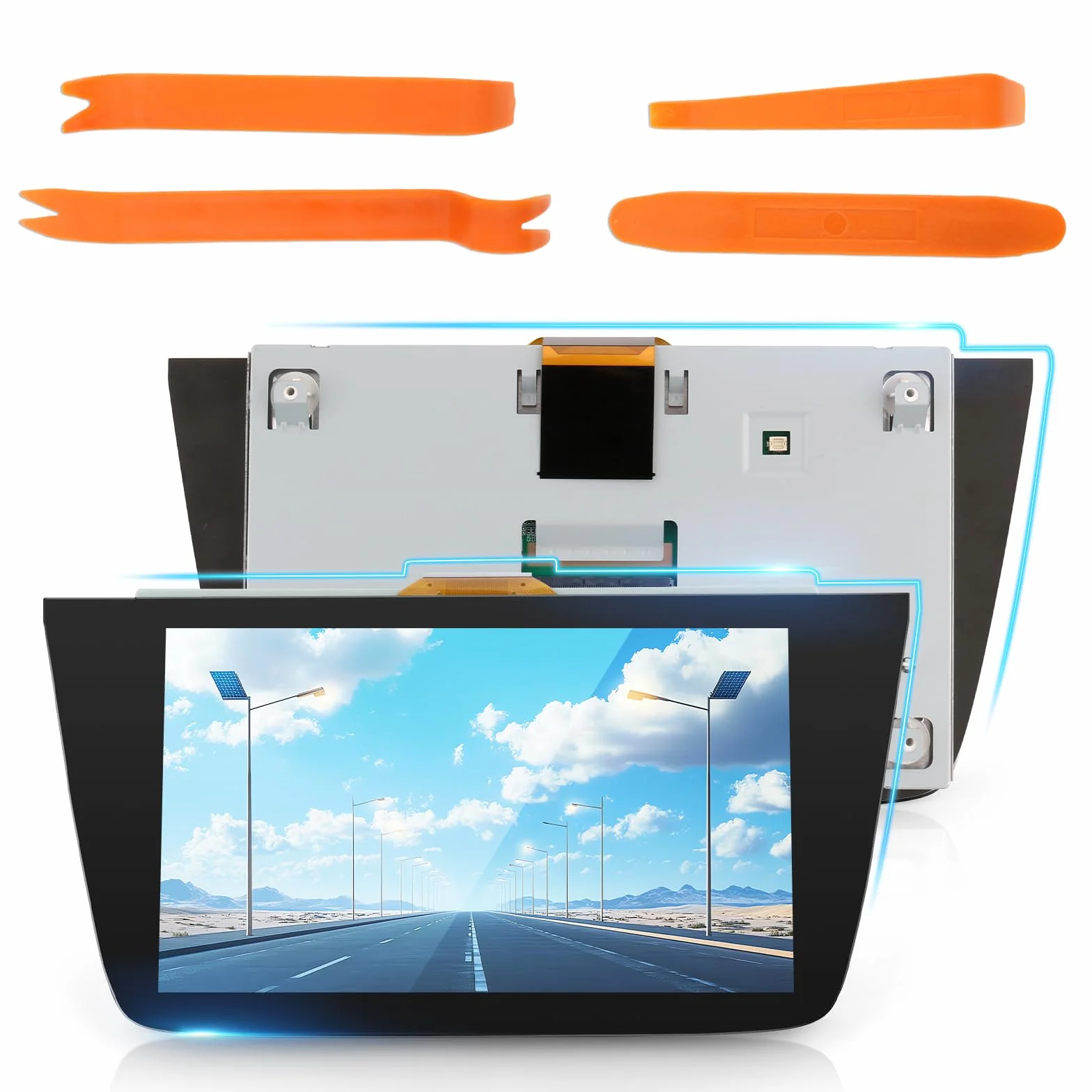 Display LCD Opel Astra k MK7 2015-2020 Schermo per Navi 900 Touch Screen
