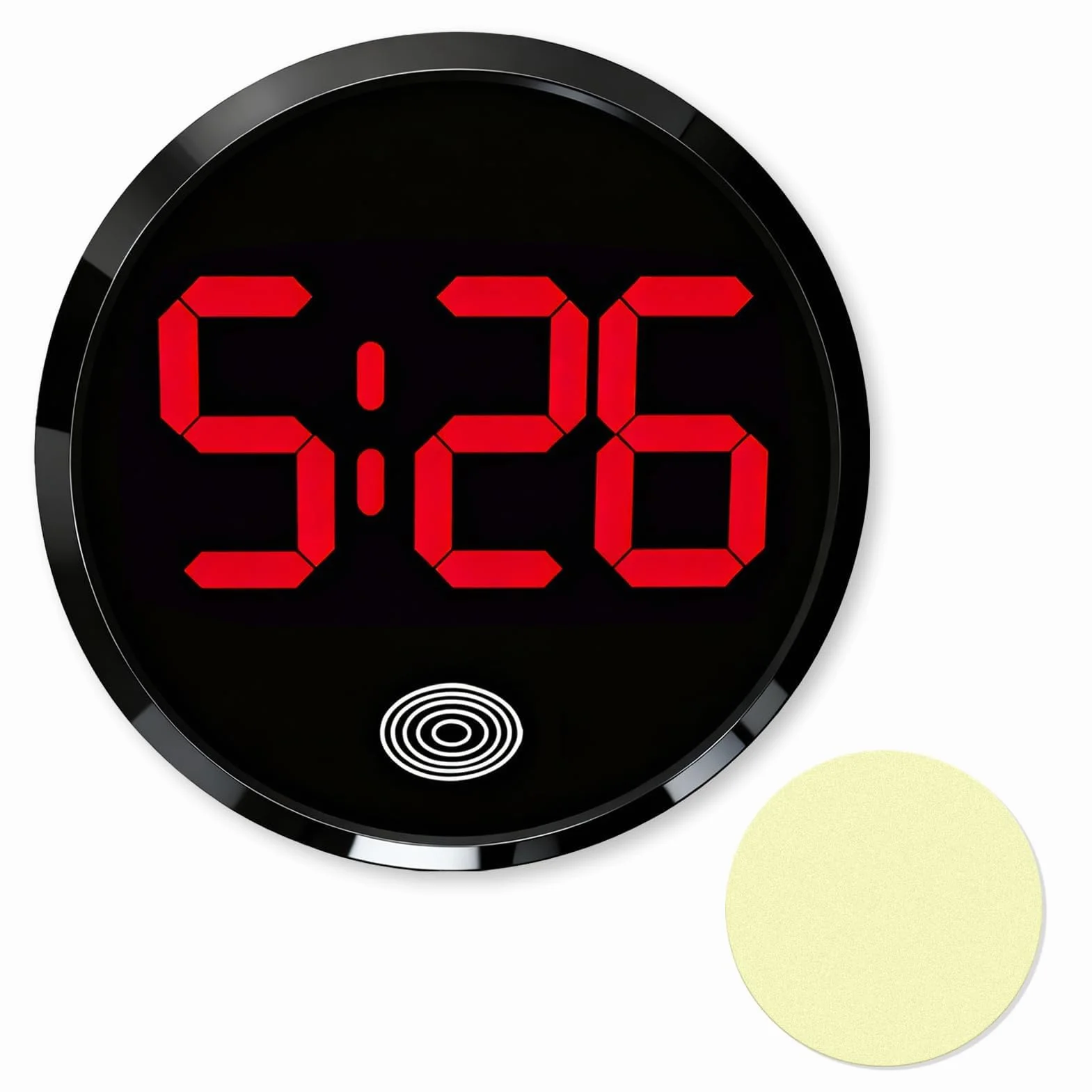 Orologio da cruscotto auto elettronico autoadesivo mini digitale per veicoli camion camper casa