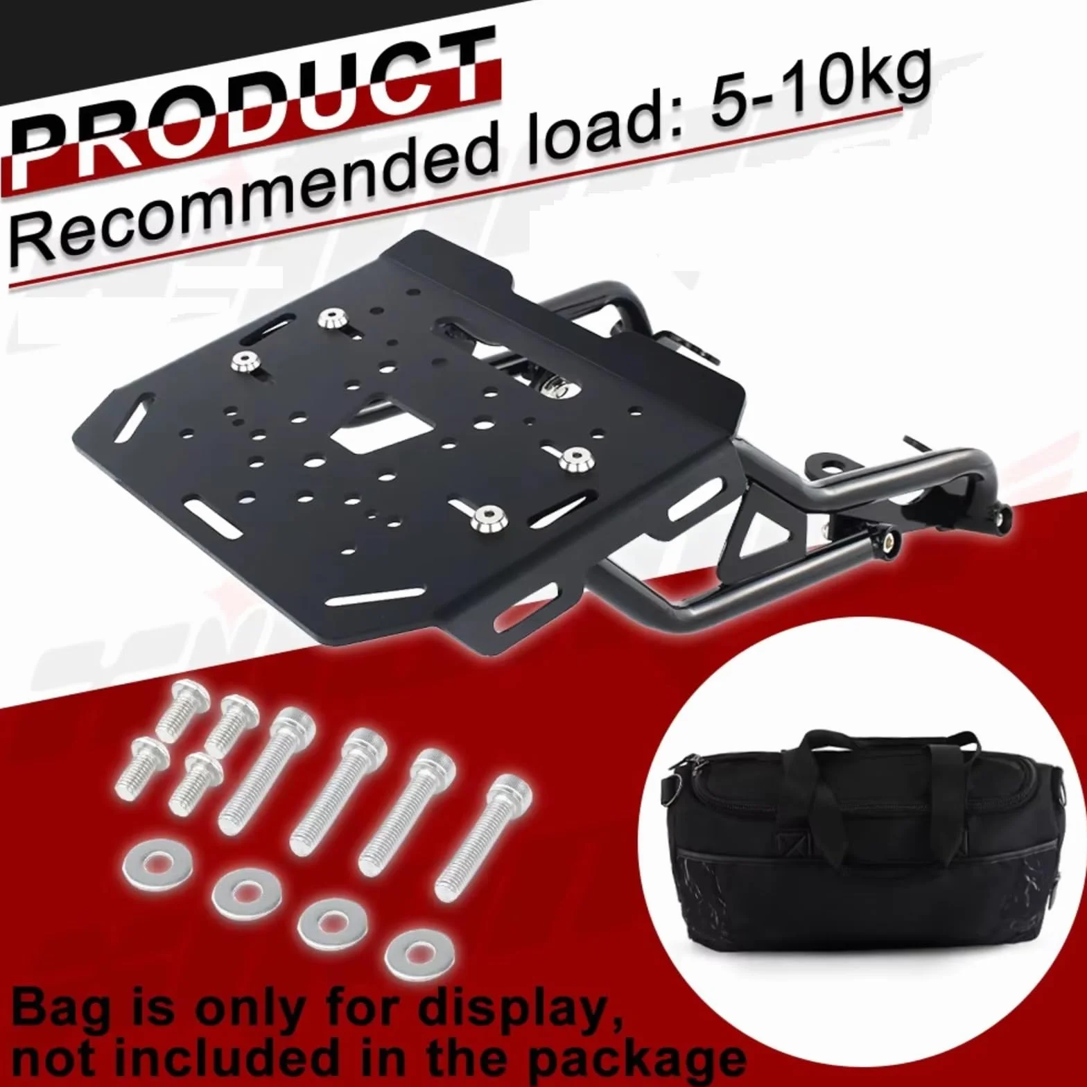Portapacchi Moto Posteriore per Ducati per Scrambler 800 Sixty 2 2016-2024 Desert Sled Moto Portapacchi Posteriore Portapacchi