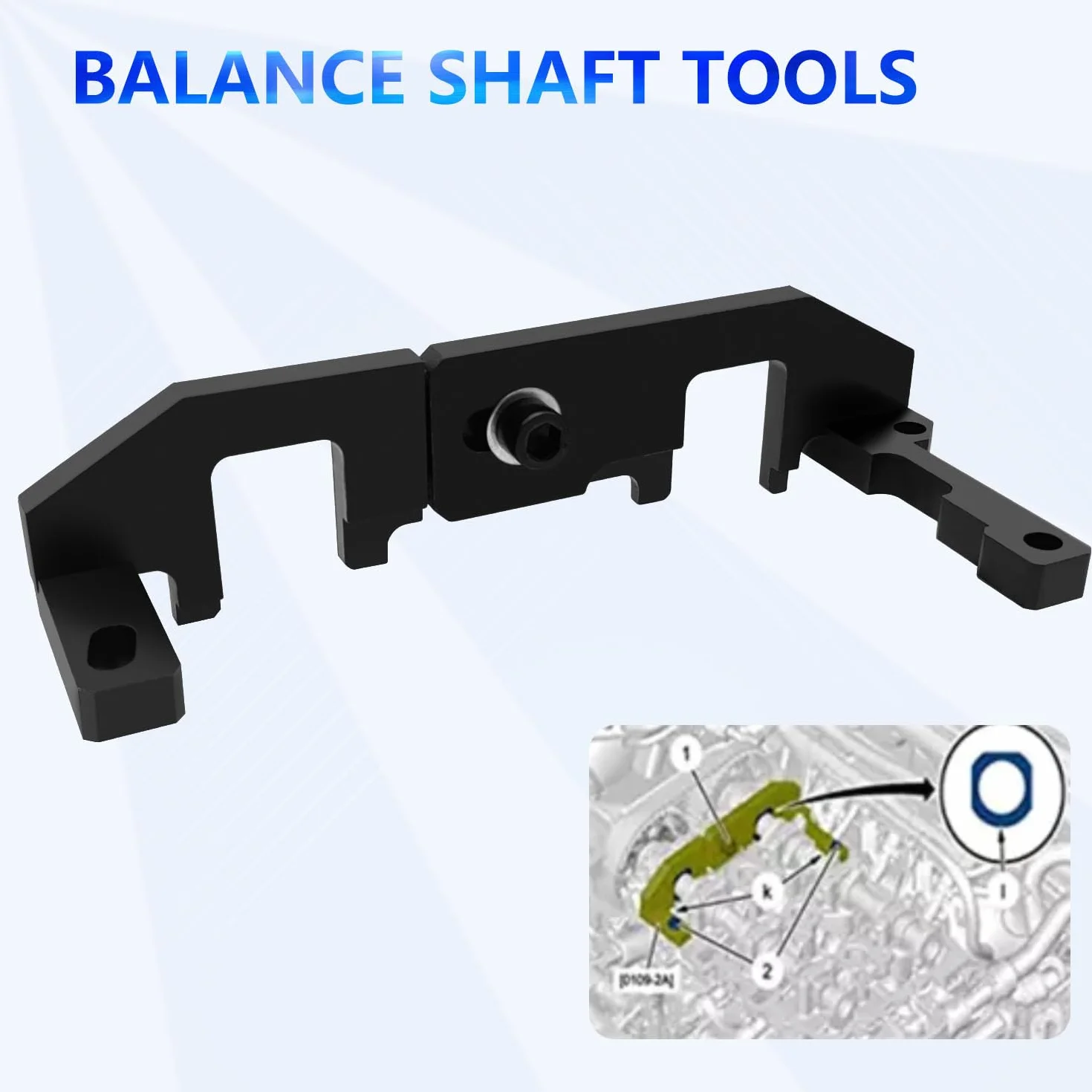 ZKTOOL Strumento di Bloccaggio Allineamento Albero a Camme Motore per Citroen Peugeot Opel 1.0 1.2 Benzina