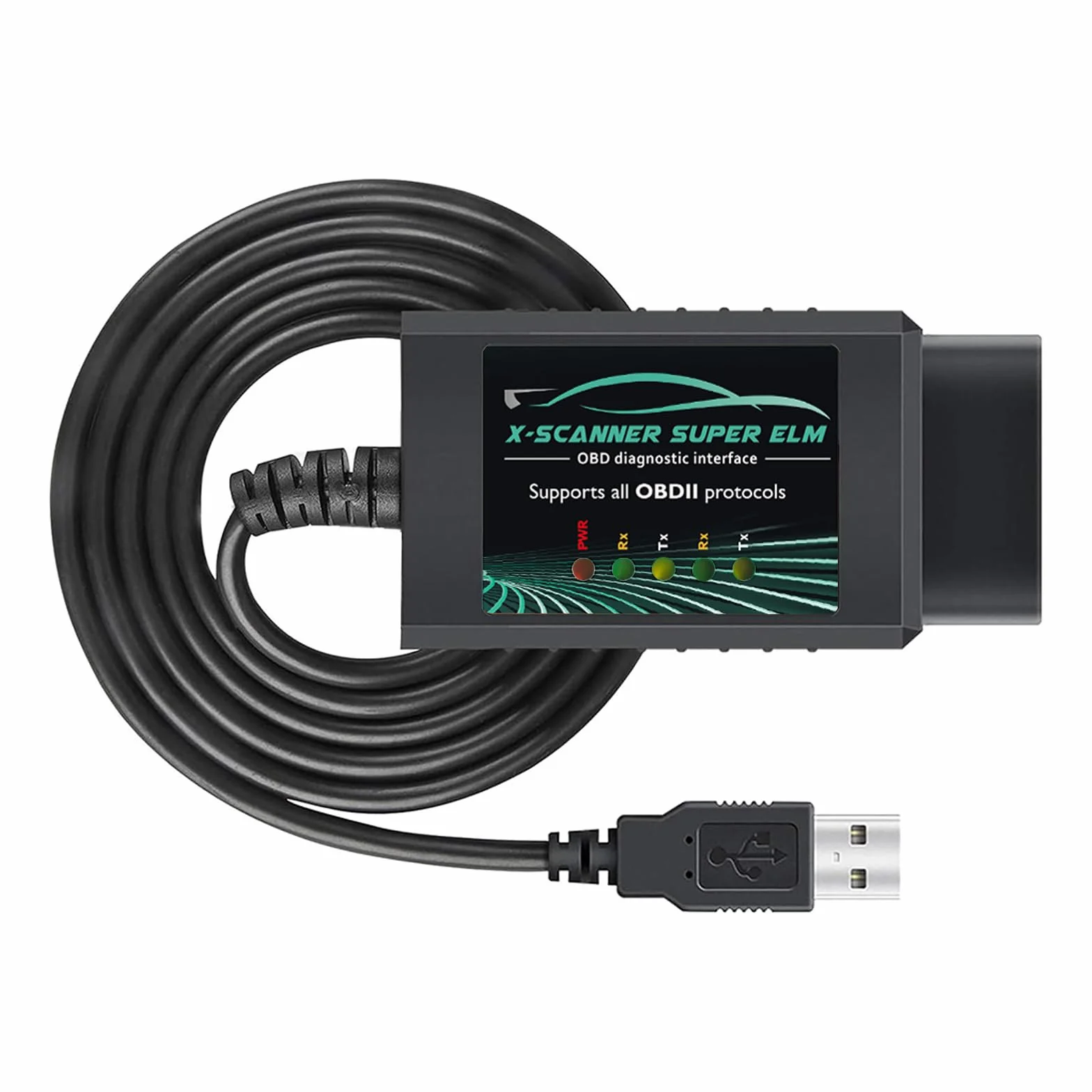 ELM327 USB OBD2 Scanner FT232RL 18F25K80 V1.4 per Diagnostica OBDII Ducati Fiat Ford VW Windows 7