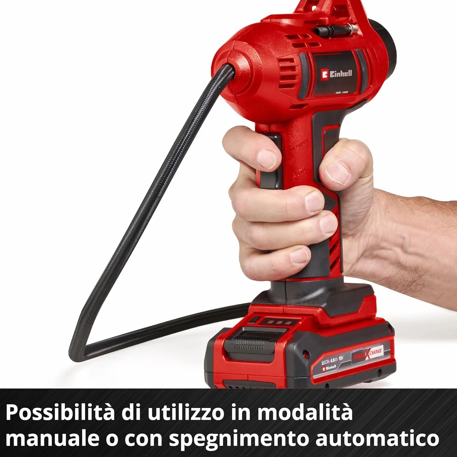 Einhell CE-CC 18 Li-Solo Power X-Change Compressore per auto a batteria 18 V 11 bar ioni di litio