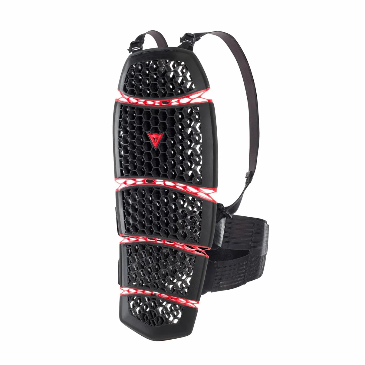 Dainese - Pro-Armor Back 2.0, Paraschiena Moto Livello 2 Certificato, Protezione Schiena Moto per Piloti, Versione Short e Long, Protettore Spina Dorsale con Bretelle Rimovibili, Nero
