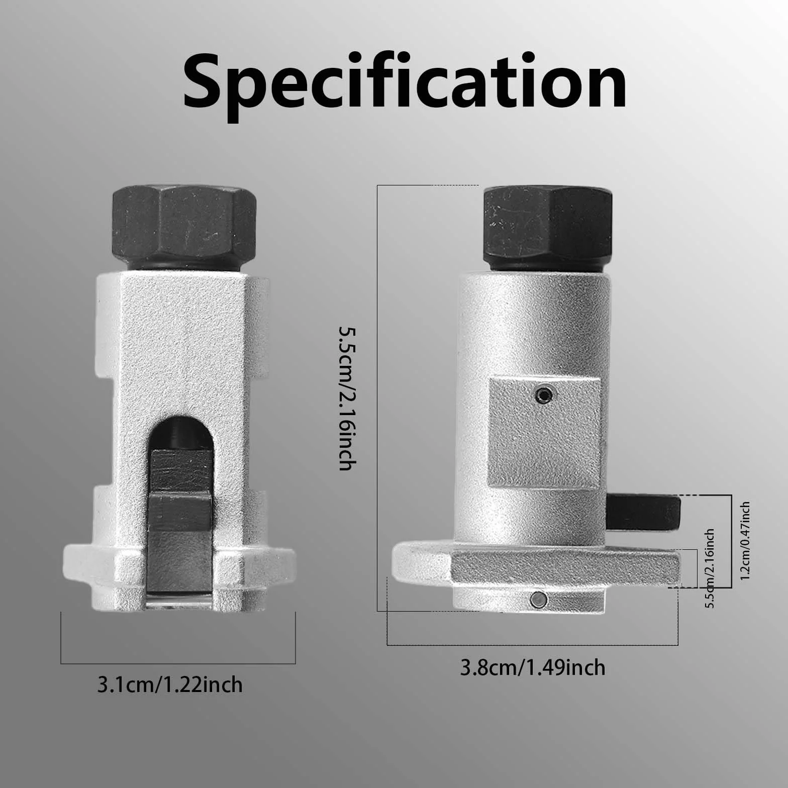 Strumento Separatore Ammortizzatore Auto, Rimozione Ammortizzatore Idraulico, Sospensione Strut Spargitore Universale 5.0-11.5mm, Confezione da 3
