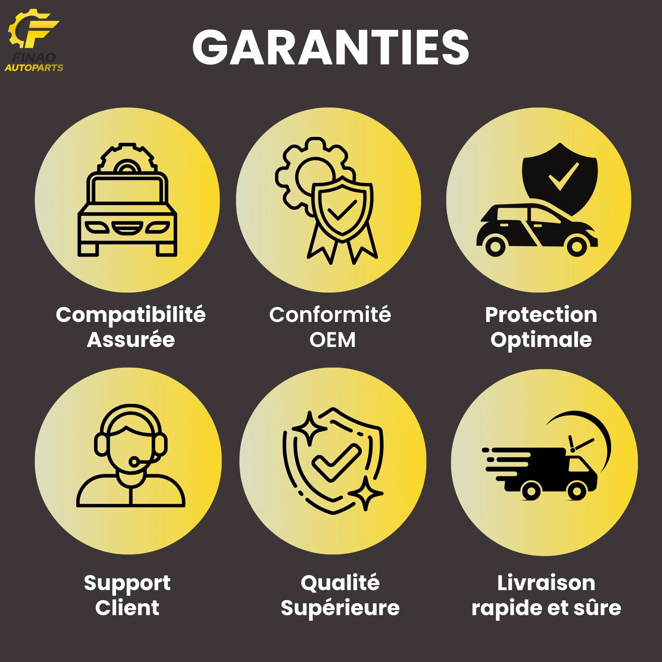 4 clip di riparazione per tettuccio apribile | Installazione facile e qualità OEM | Compatibile con Megane II e III, Scenic II e III, Clio II e III | FINAO AUTOPARTS