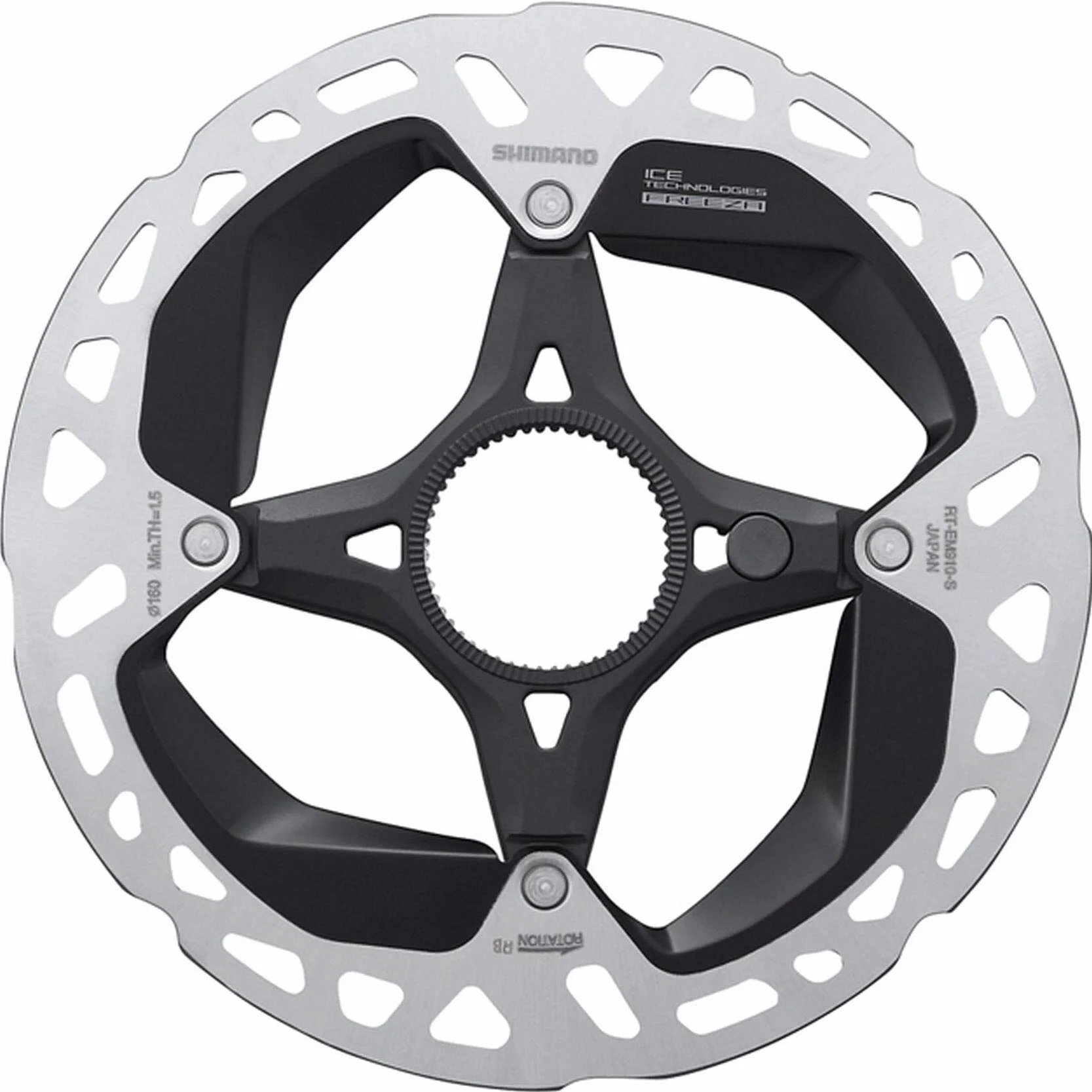 SHIMANO Disc 203mm Center Lock RT-EM910 Ice-Tech Freeza