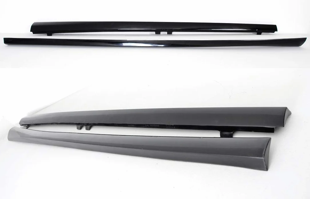 Minigonne Laterali Sottoporta per Audi A3 8V Sportback S-Line 5 Porte dal 2012 in Vetroresina, Verniciare, Avvitamento