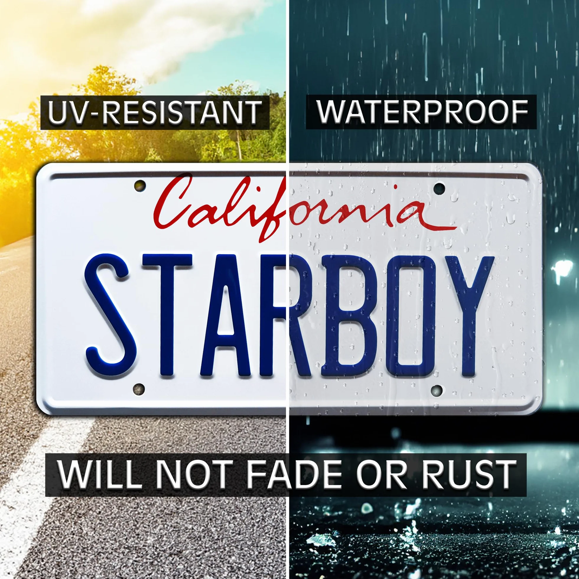 Celebrity Machines The Weekend ft DaftPunk | Targa in metallo STARBOY