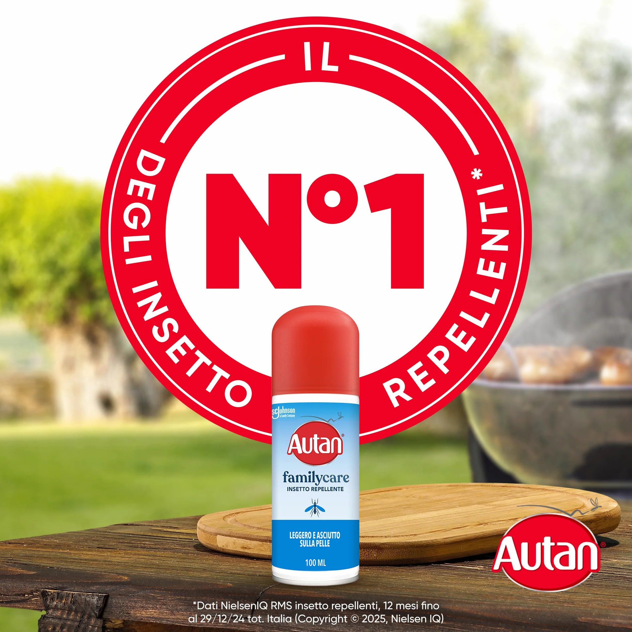 Autan Family Care Spray Secco Insetto Repellente Antizanzare 100ml