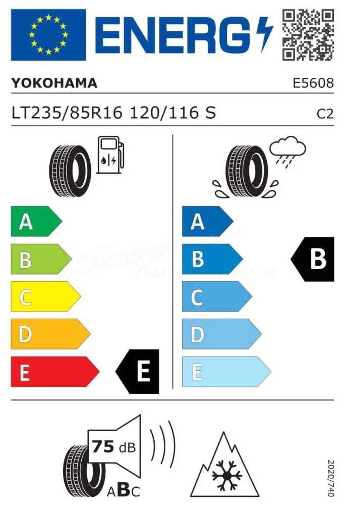YOKOHAMA 235/85 R16 120/116S Estivo Fuoristrada