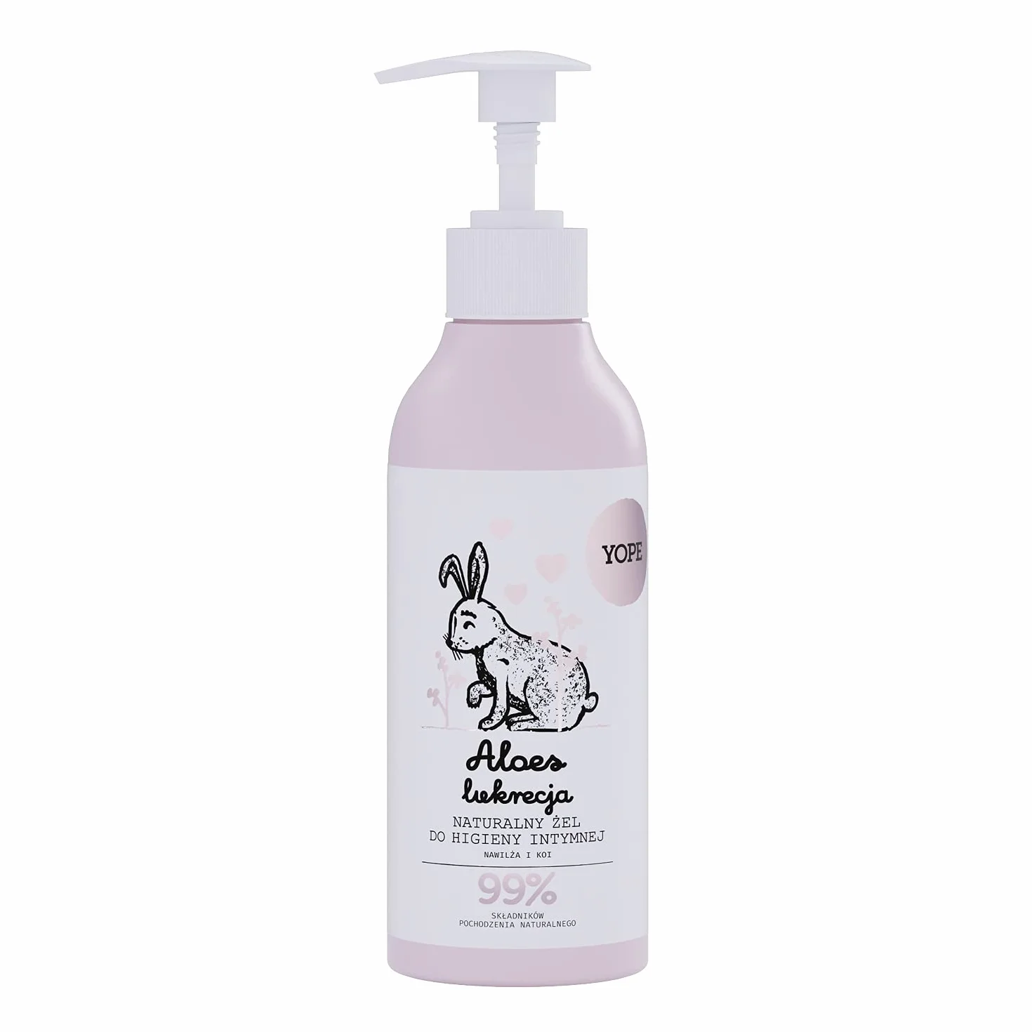 YOPE Detergente Intimo Naturale Aloe e Liquirizia pH 4 con Prebiotici 300 ml