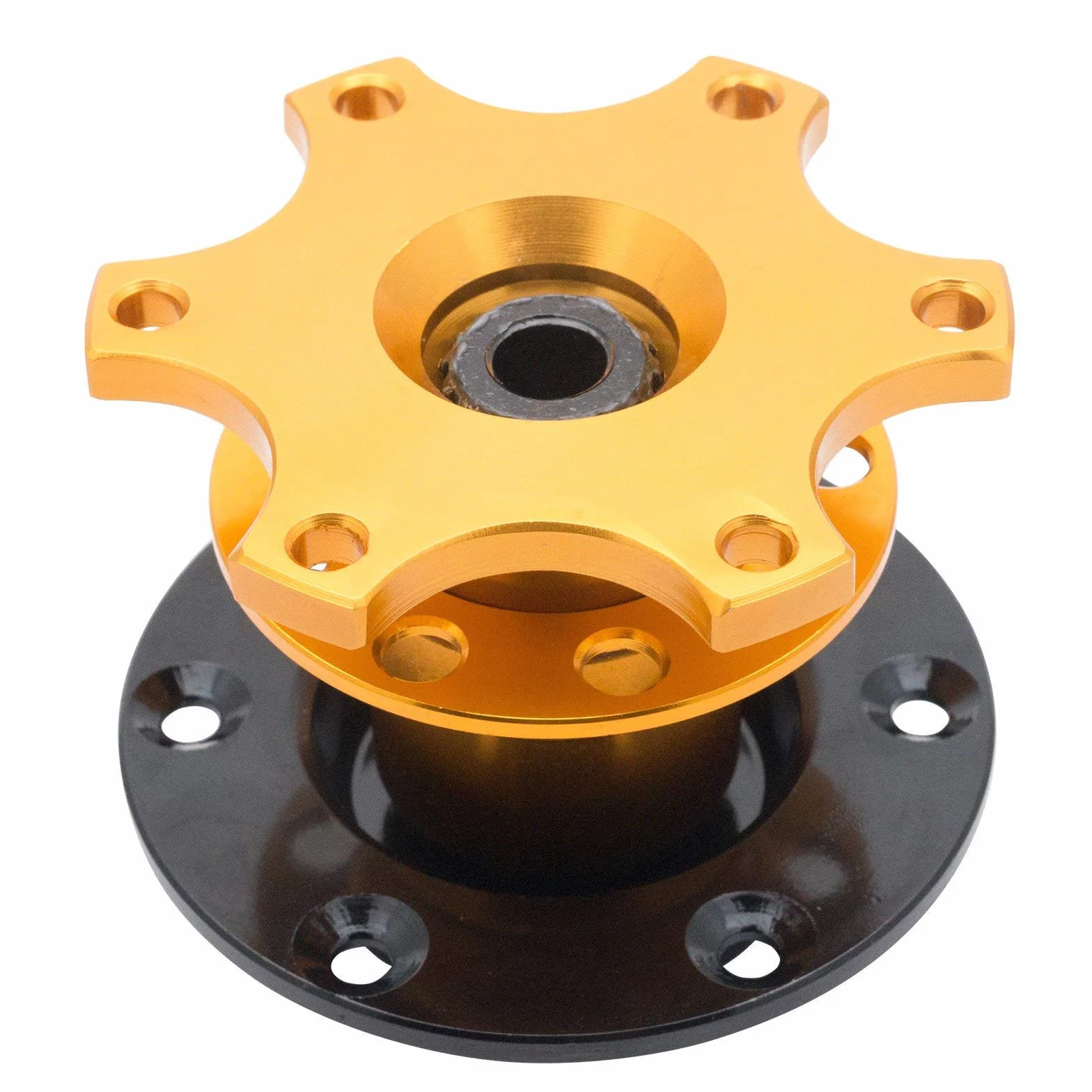 Volante universale a 6 fori mozzo ruota a sgancio rapido 70MM per kit di sgancio rapido volante sportivo da corsa