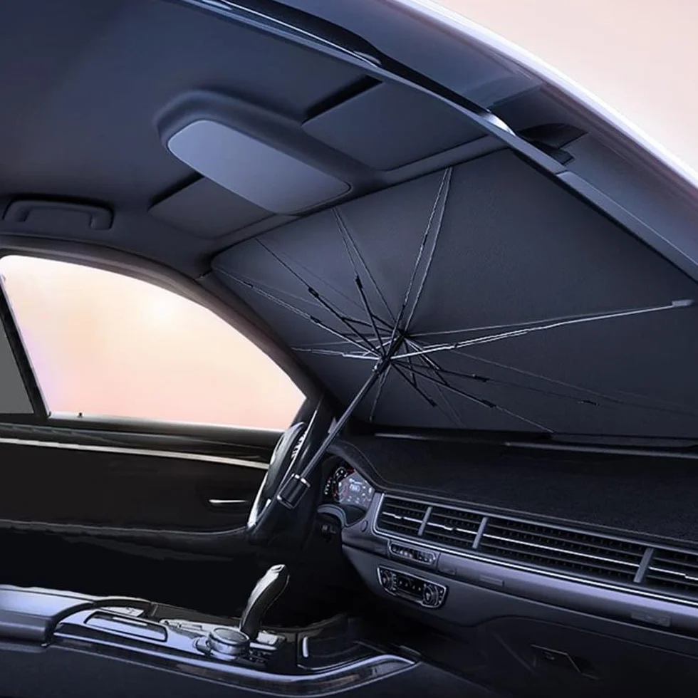 Ombrello Parasole Auto per Parabrezza Protezione UV Riflettente Pieghevole