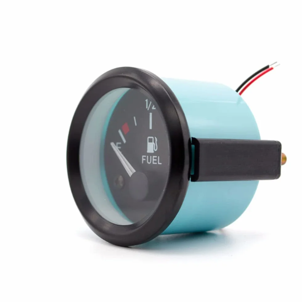 Indicatore di Livello Carburante Universale 52 mm 2 Pollici LED 12 V per Auto Barca SUV