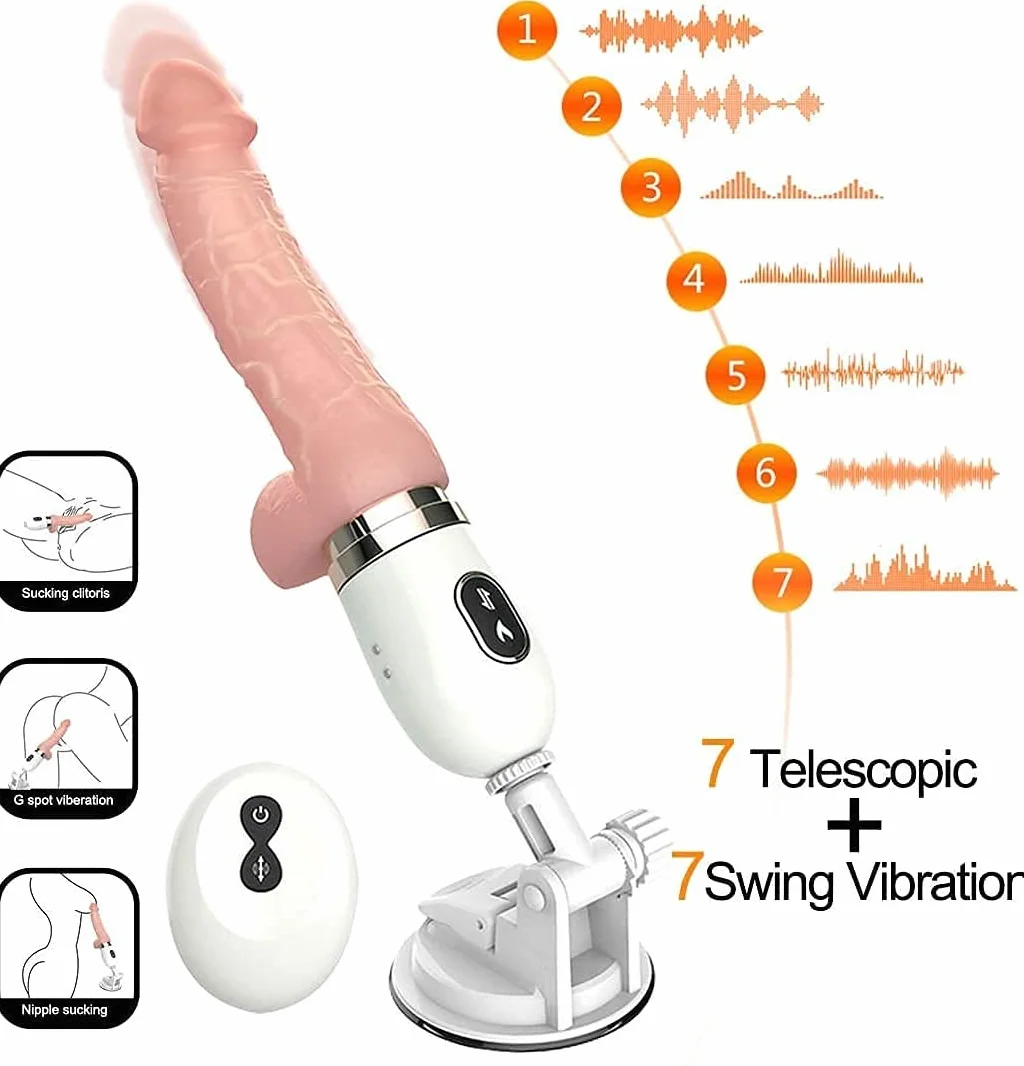 Macchina Telescopica Automatica per la Didlo M-Asturbazione Femminile, Modalità Multiple, Riscaldamento