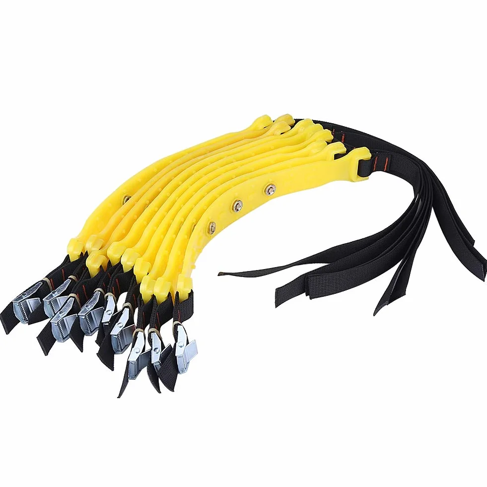 Catene neve universali automatiche Anti Skid Nail per auto SUV camion larghezza pneumatico 185-225 mm set 10