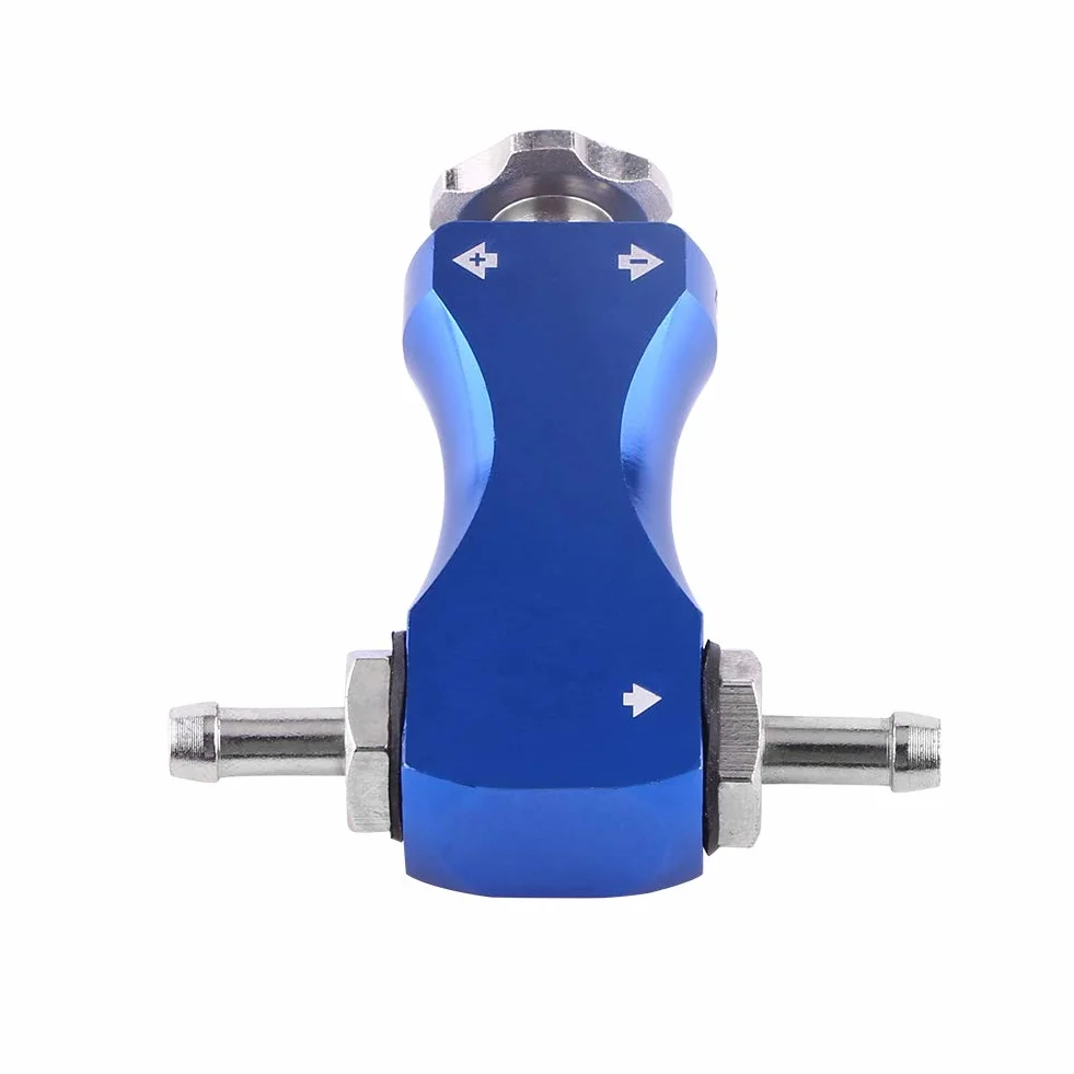 Turbo Boost Controller Manuale, Kit Controllo Boost Regolabile 1-30 PSI, Valvola di Sfiato Bilanciata per Auto Benzina, Alluminio Lavorato CNC, Montaggio in Cabina (Blu)