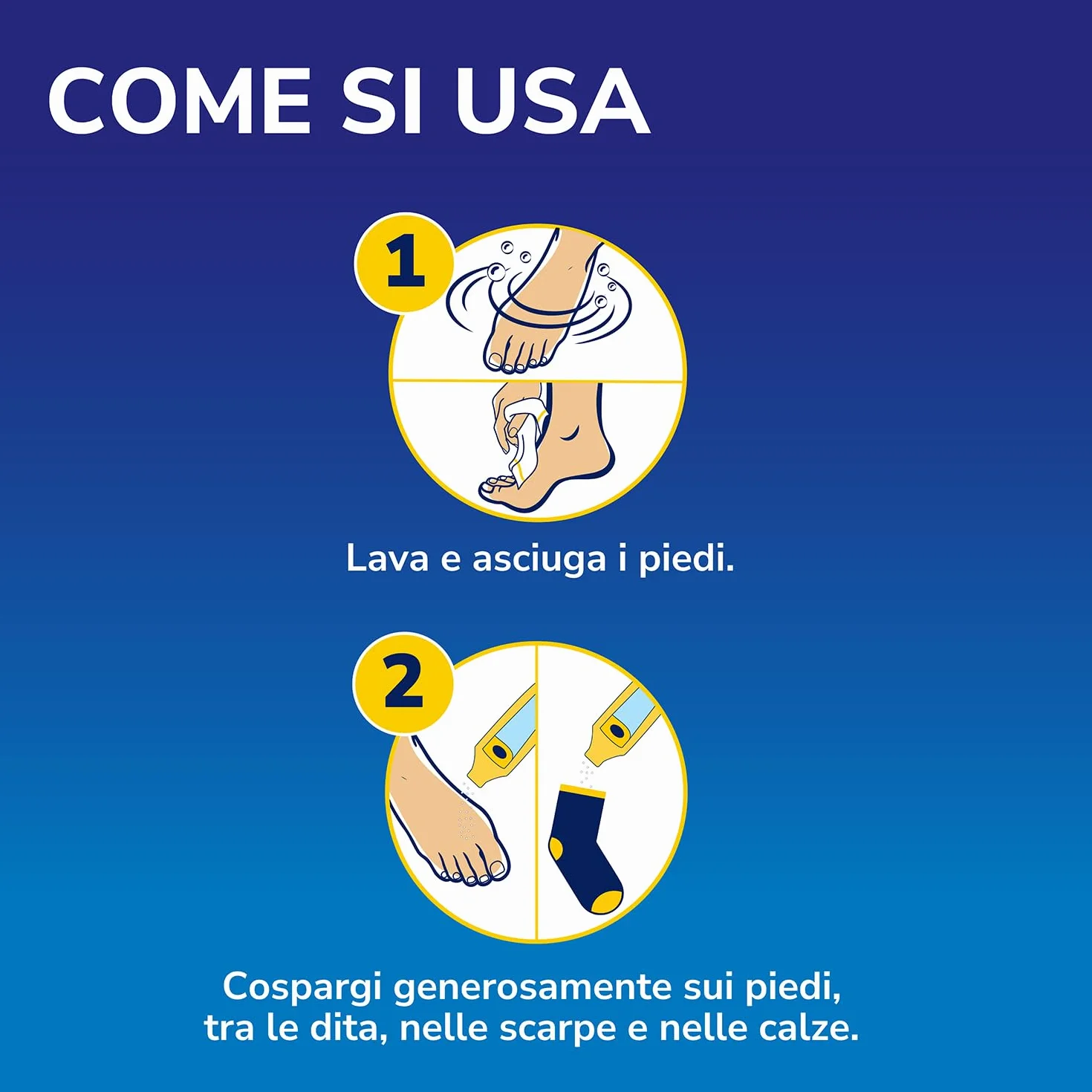 Dr. Scholl's Polvere Antiodore Piedi Tecnologia Sweat Max, Mantiene Piedi e Scarpe Freschi Asciutti, Riduce Umidità, Elimina Odori