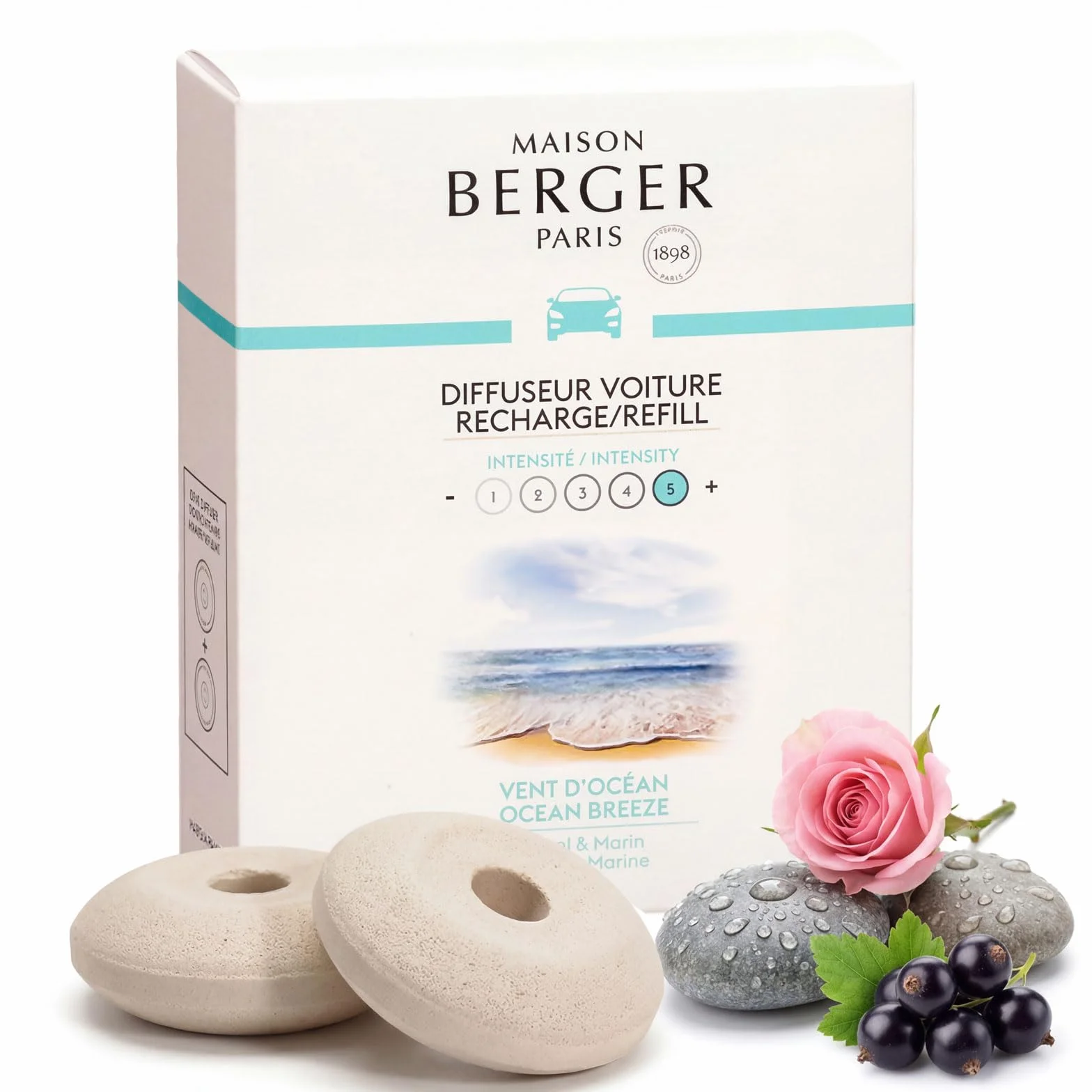 LAMPE BERGER Ricarica Diffusori Auto Profumo Rinfrescante Brezza Oceanica