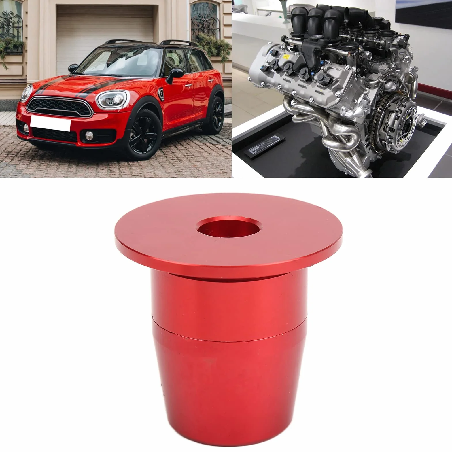 Akozon Strumento di Allineamento del Coperchio Dell'albero Motore, 2PCS in Acciaio 2357900