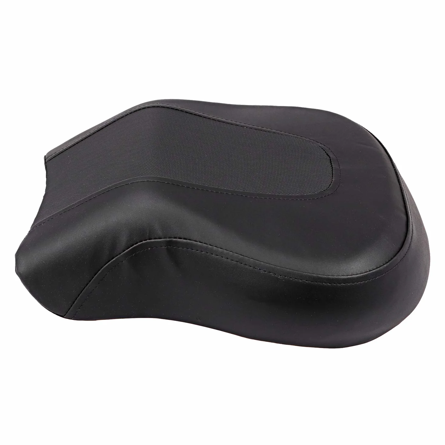 Cuscino per sedile posteriore del passeggero, compatibile con Harley Softail Fat Boy FLSTF 2007-2017, colore: Nero