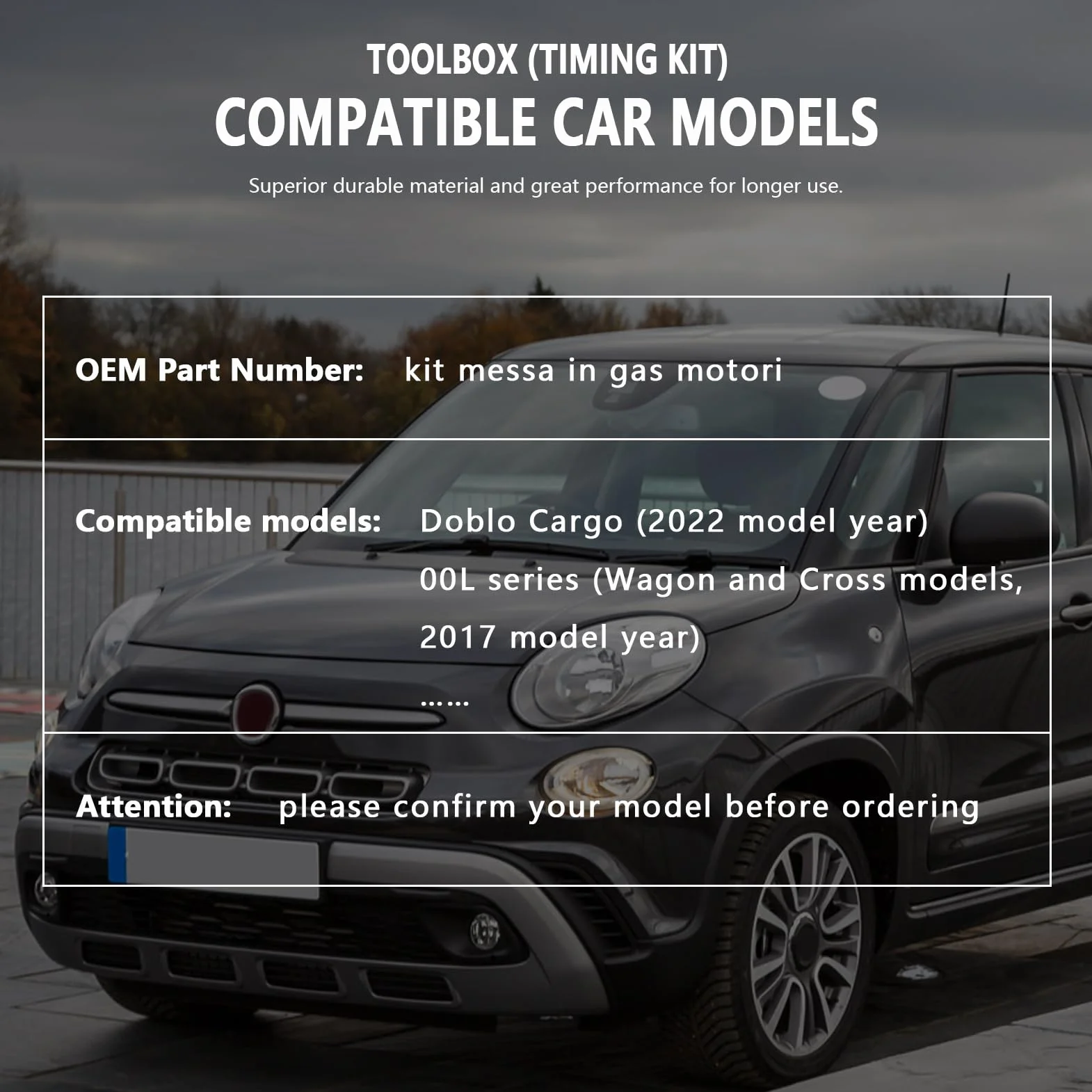 Zestaw naprawczy wału korbowego Fiat Alfa Lancia Opel 1.6 1.9 2.4 JTD Multijet