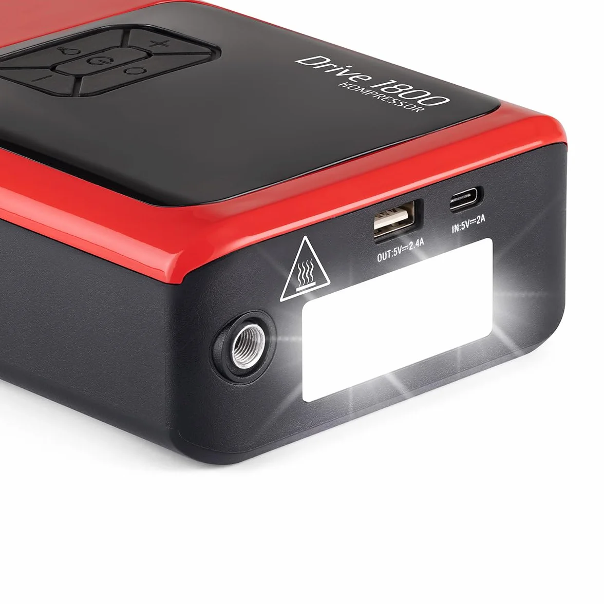 Telwin Drive 1800 Kompressor Avviatore Booster Multifunzione 12V Portatile Ultracompatto 1800A