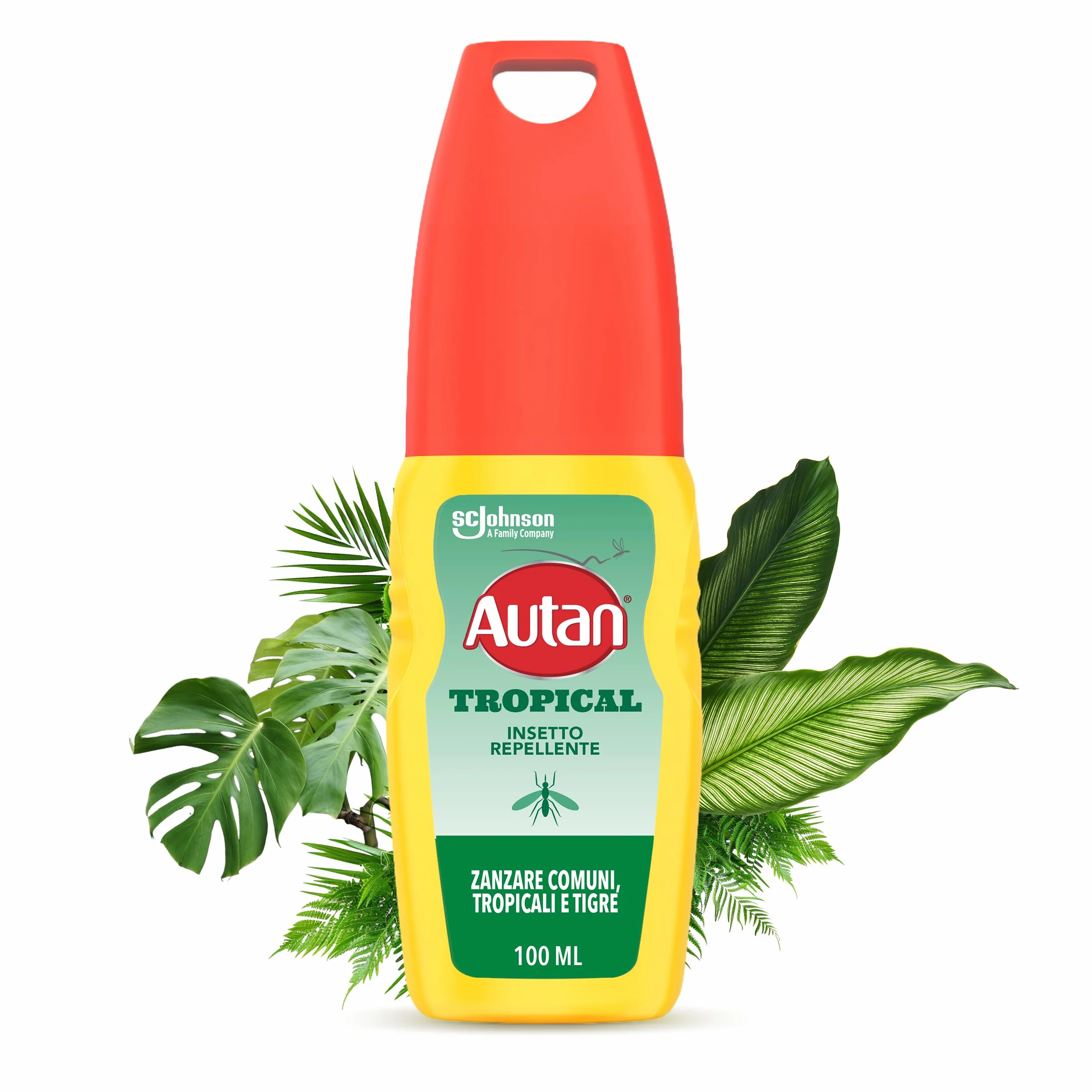 Autan Tropical Vapo Spray Antizanzare Repellente Zanzare Protezione 8h 100ml