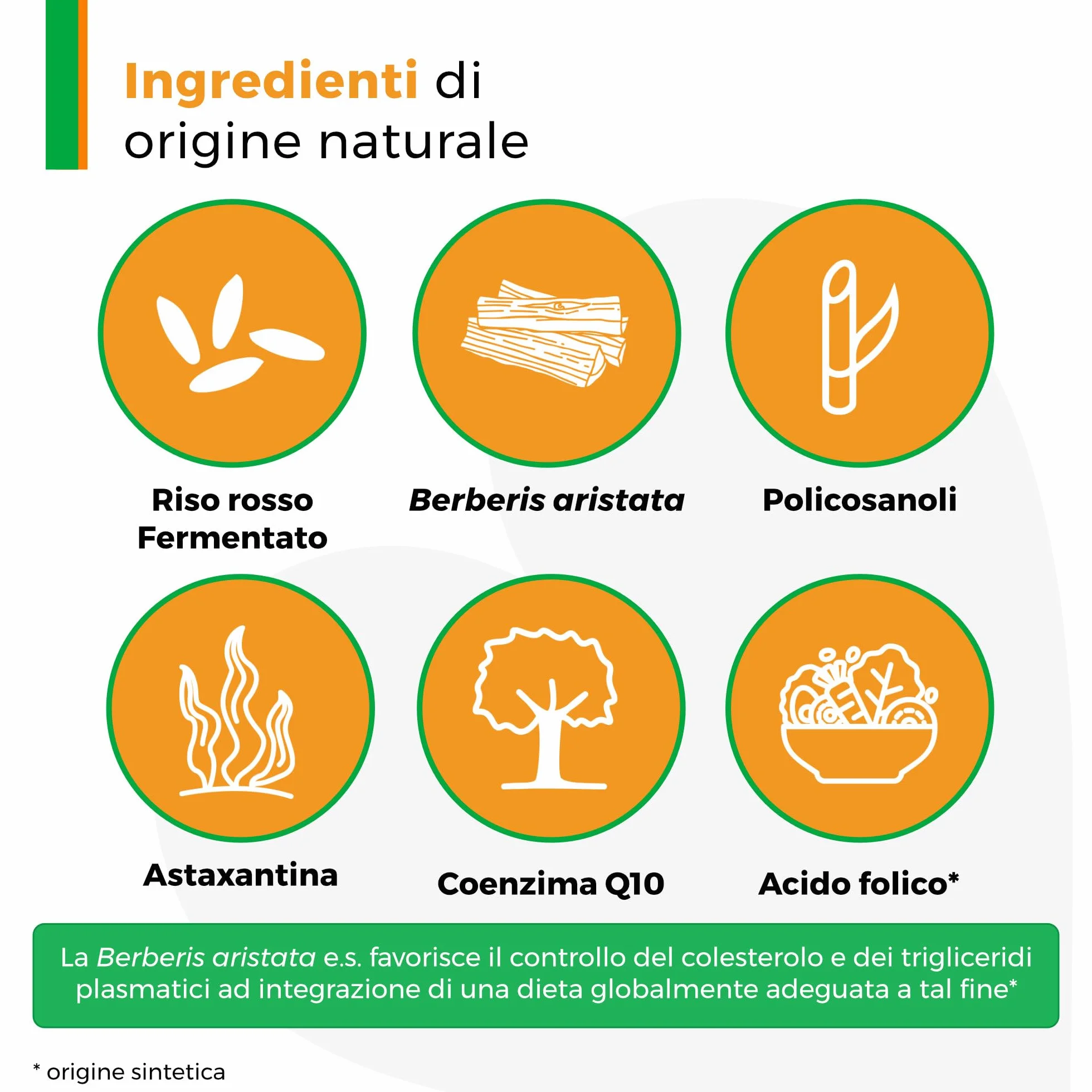 Armolipid Plus 30 Compresse Integratore Alimentare Berberis Aristata Riso Rosso Fermentato Acido Folico Policosanoli Coenzima Q10 Astaxantina