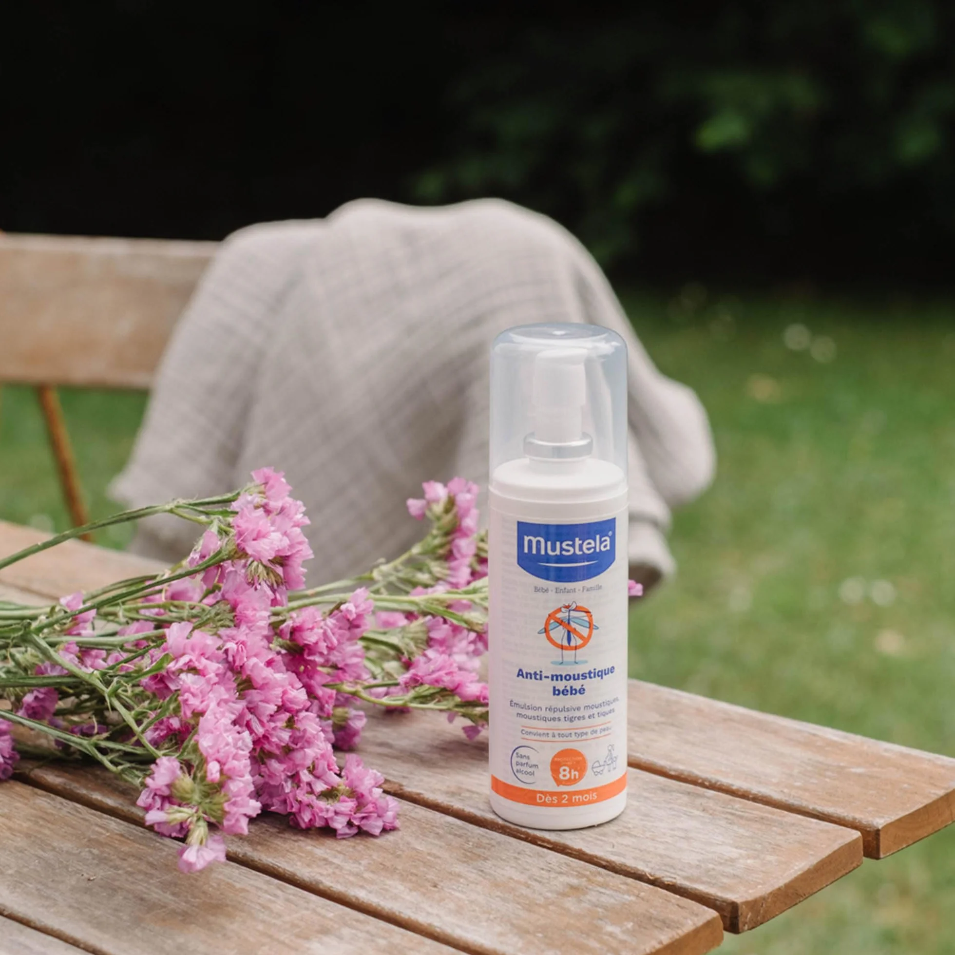 Mustella Repellente Zanzare Viso e Corpo 100ml Neonati 2 Mesi Bambini Famiglia Gravidanza