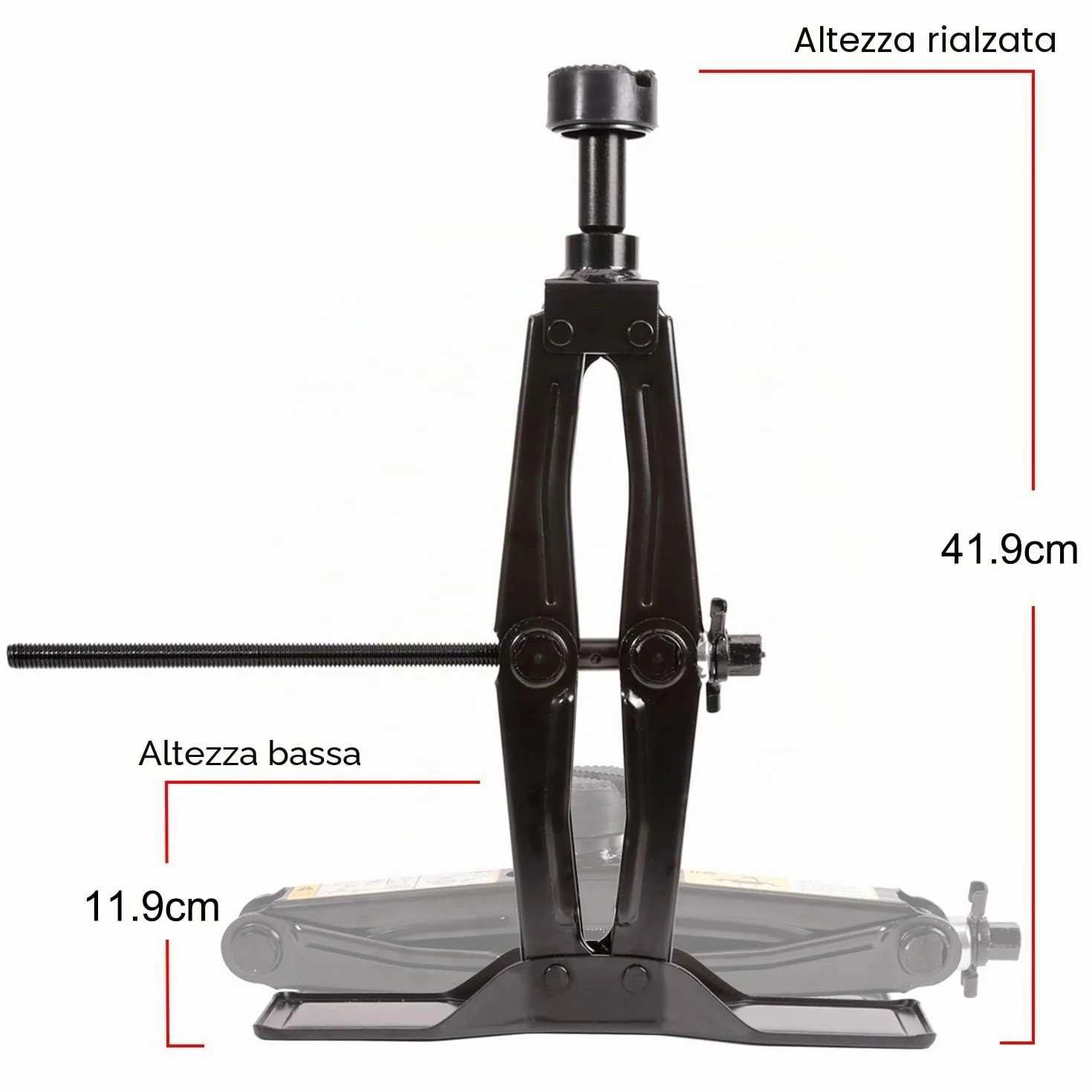 LEADSTAND Forbice Martinetto 1,8t 419mm