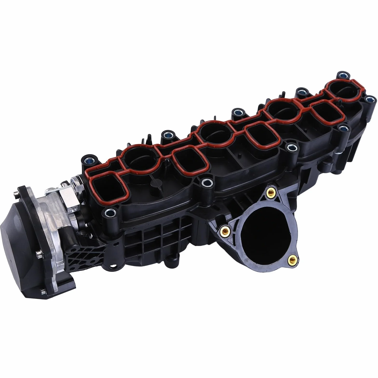 Collettore di aspirazione con guarnizione, 03L129711AG Collettore di aspirazione Modulo di aspirazione compatibile con Audi A3 A4 A5 A6 Q5 Seat Exeo Leon Skoda Octavia Yeti Eos Golf Jetta