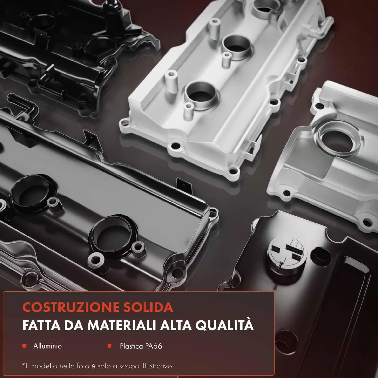 Frankberg Coperchio testata cilindri Compatibile con A4 8W2 8WC A4 Avant 8W5 8WD A5 F53 F5P A5 Cabriolet F57 F5E A6 4A2 A6 4G2 4GC Q5 FYB FYG Q8 4MN 4MT Replace# 059103470CA