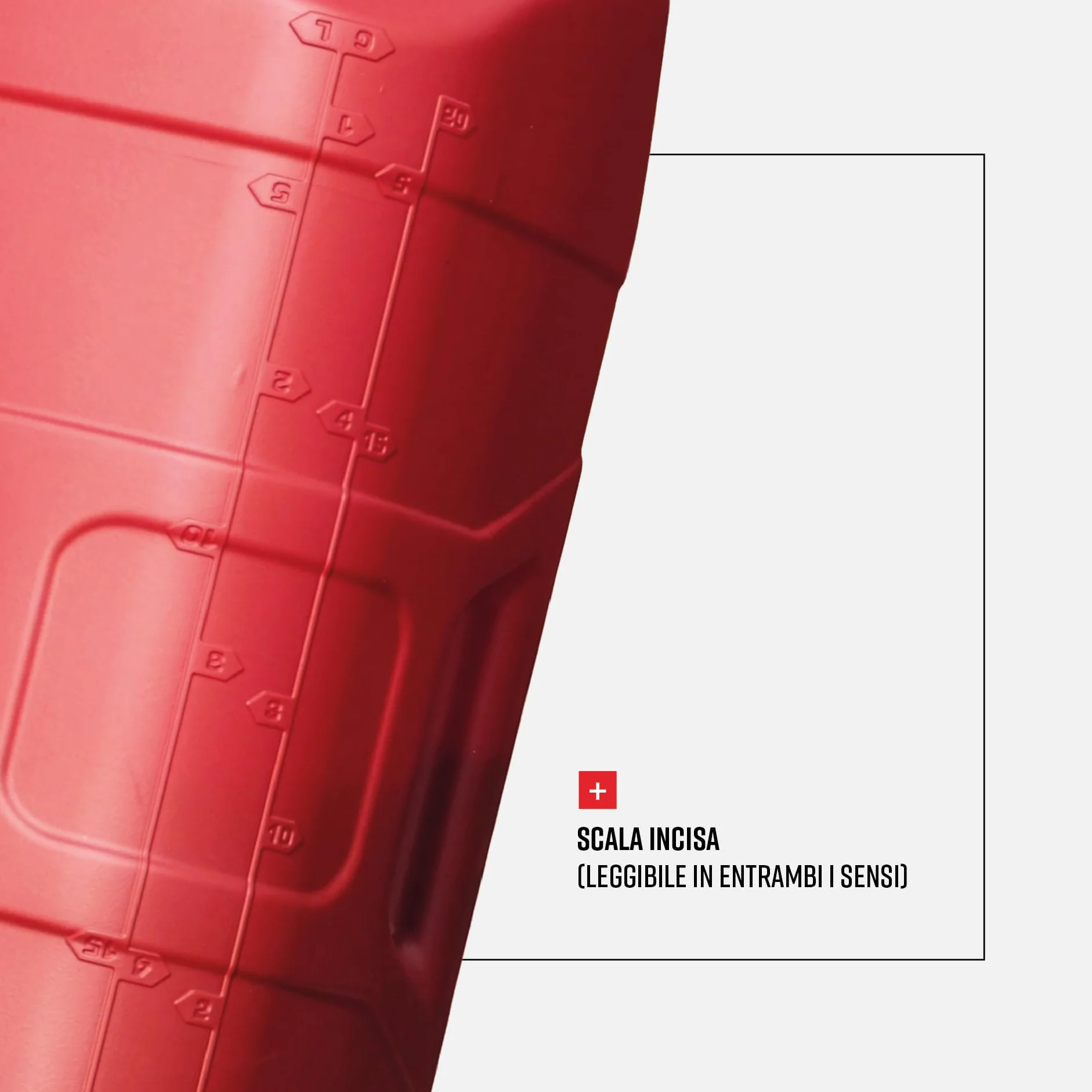 POLISPORT 8464600001 Tanica carburante 10L Rosso