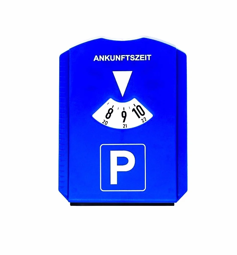 Park Disco con Raschietto per Ghiaccio per Auto Blu