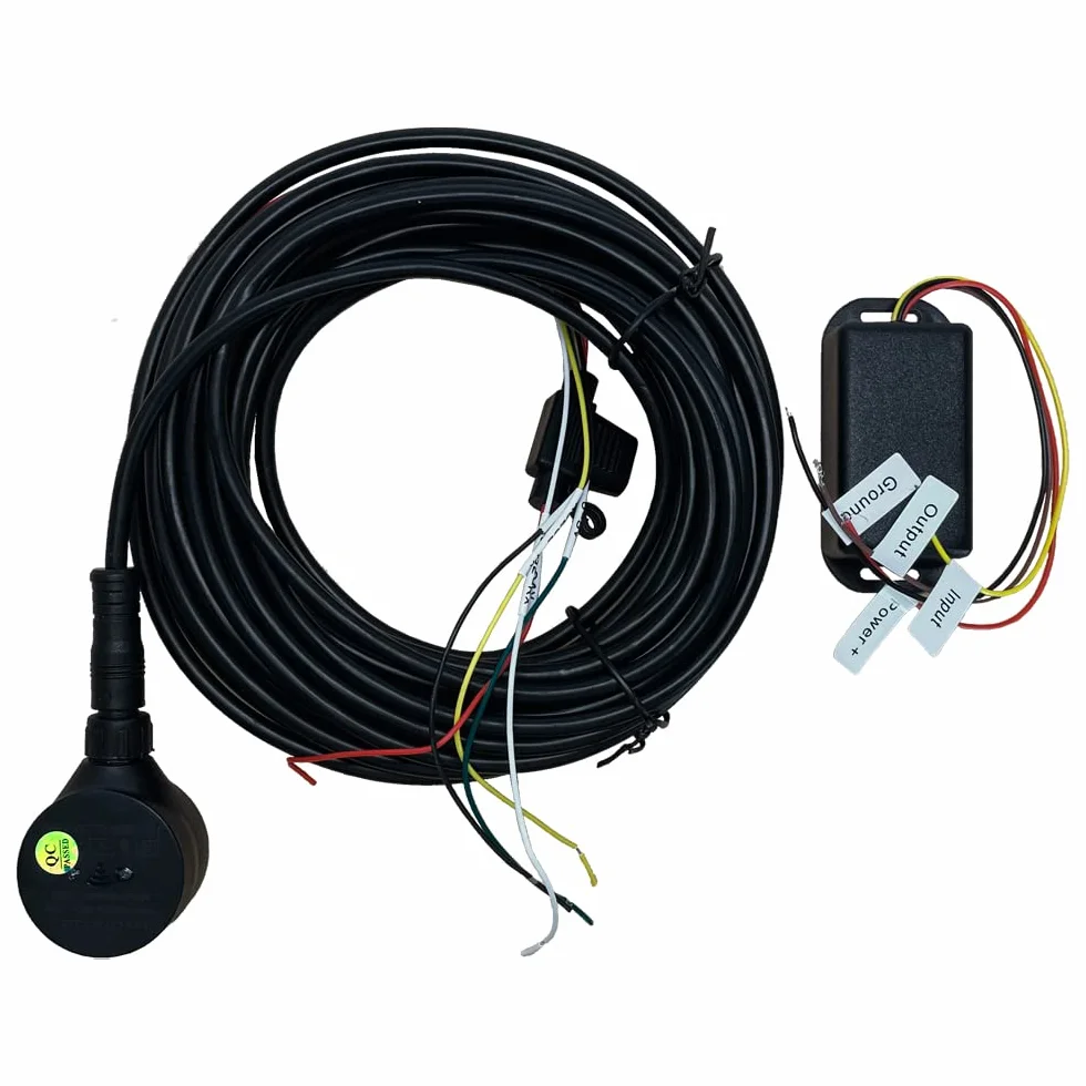ELING - Sensore di livello del carburante ultrasonico, sistema di monitoraggio del carburante senza contatto, ohmmetro per la rilevazione del livello di carburante per auto, camion e motori diesel
