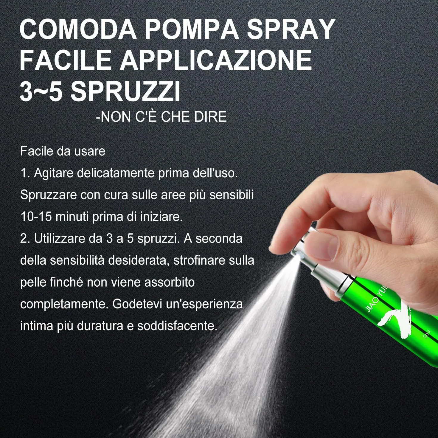 Spray Ritardante 5ml Clinicamente Provato per Durata Prolungata