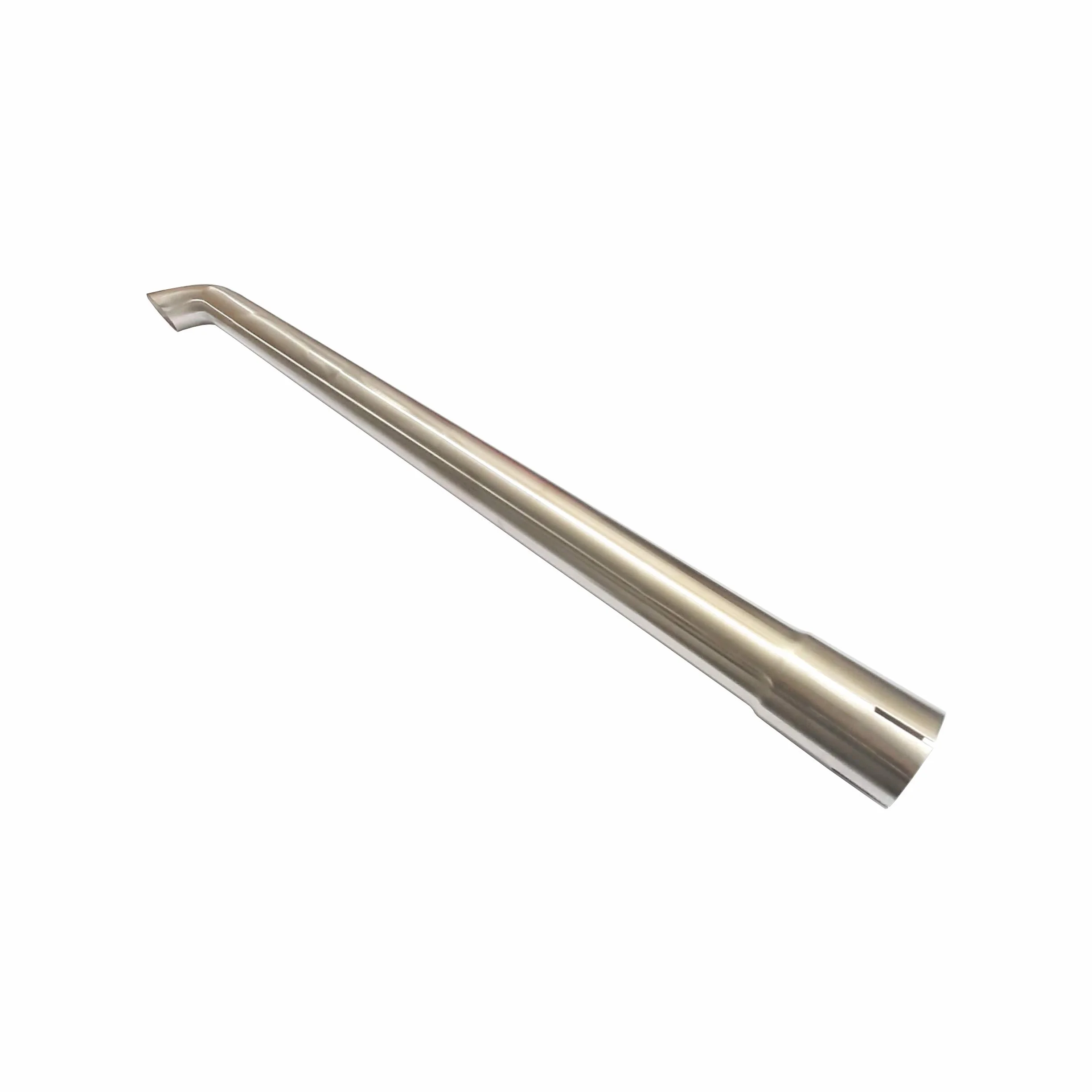 Tubo di scarico per trattore Ø51mm curvo - in acciaio inox, pezzo finale, resistente, robusto. Ricambio per impianto di scarico del trattore - Aderente e resistente alla corrosione