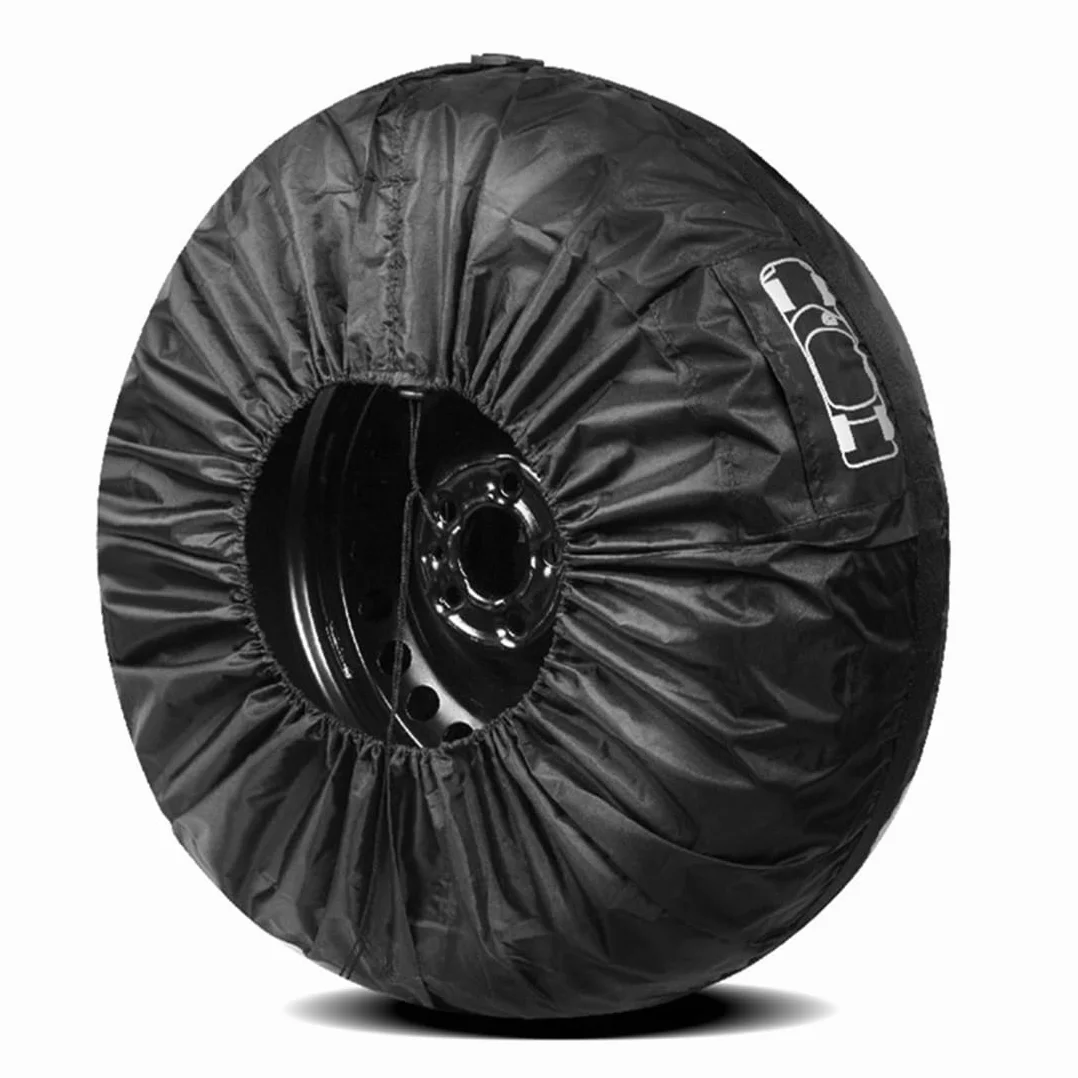 Borsa Pneumatici Copriruota di Scorta Impermeabile Protezione Antipolvere per Rimorchio Camper Camion SUV Auto Diametro 66 cm