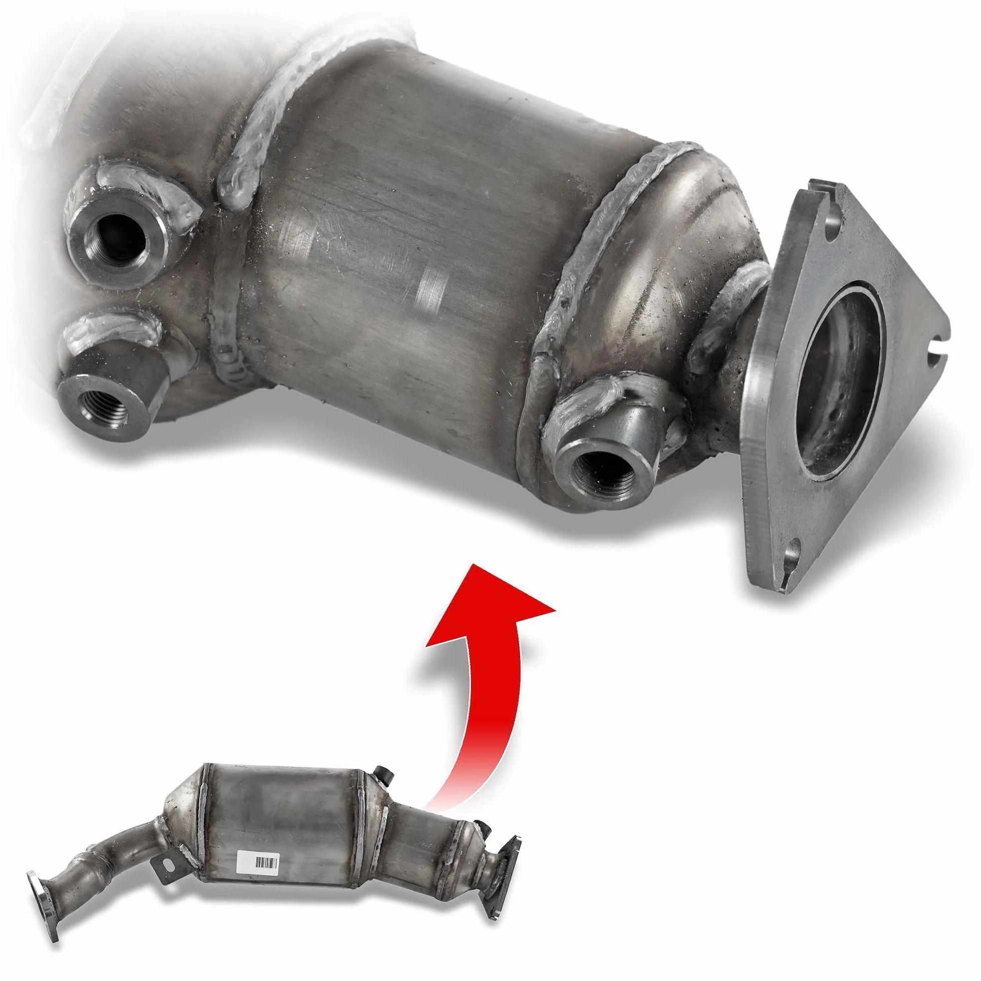 Filtro antifuliggine/particolato Filtro antiparticolato diesel DPF Sistema di scarico