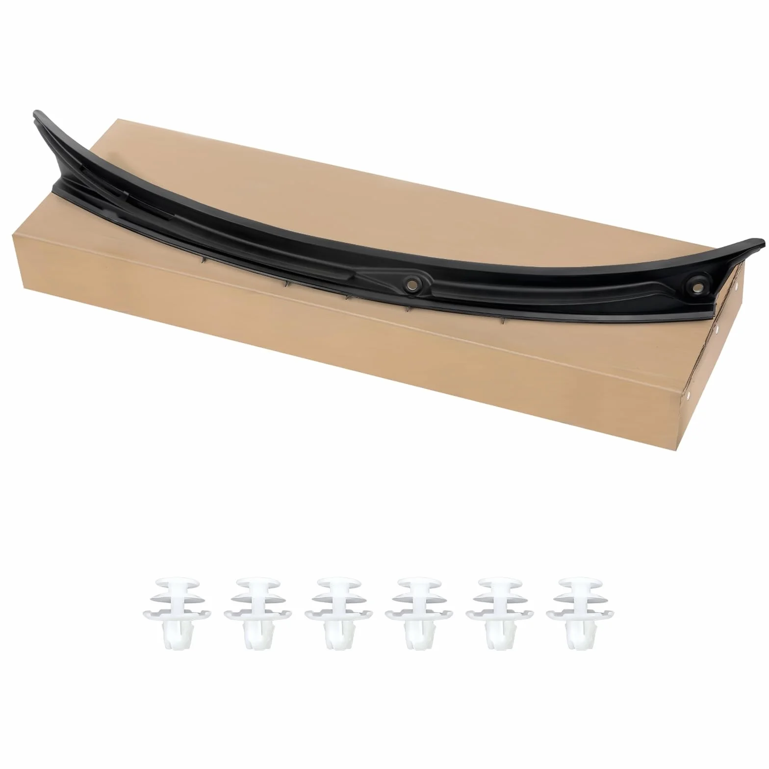 Copri tergicristallo anteriore nero 51718208483 compatibile con BMW 3 Serie E46 M3 323i 325i 330i