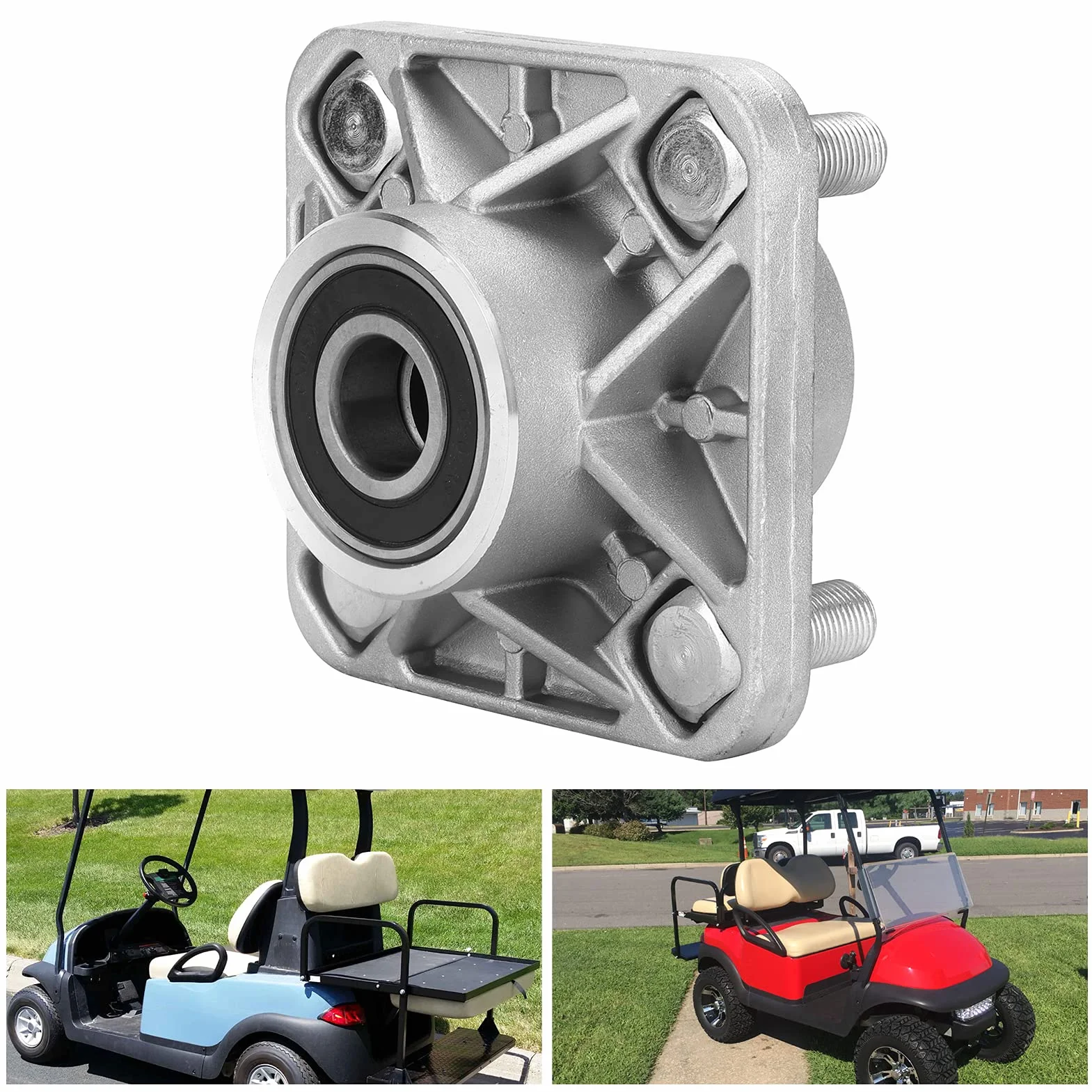 Aramox Assemblaggio Ruota Anteriore, 102357701 Sostituzione per Club Car DS/precedenti Modelli Elettrici a Gas