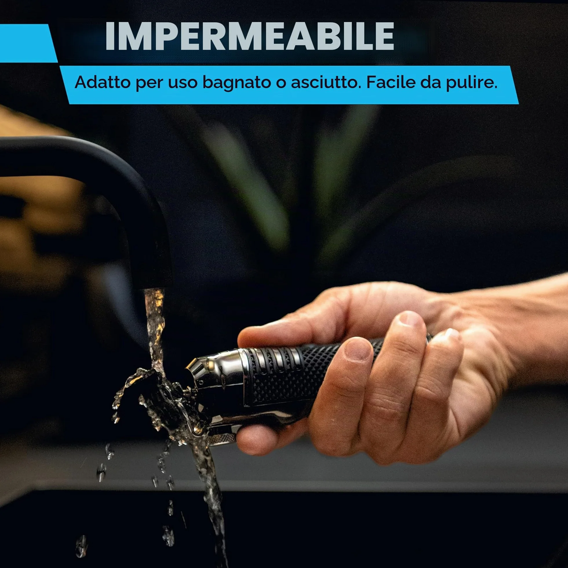 Wahl Pro Series Trimmer lama a taglio ravvicinato ioni di litio regolabarba lavabile kit testine intercambiabili a batteria