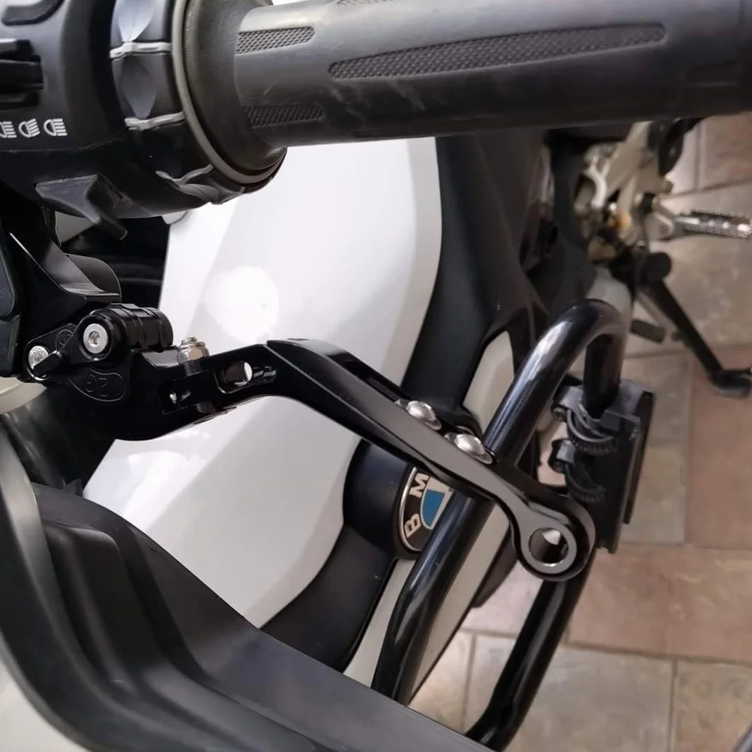 Per Royal Enfield Himalayan 450 Guerrilla 450 2024 2025 Leva freno pieghevole retrattile Leva frizione, in lega di alluminio CNC (Black)