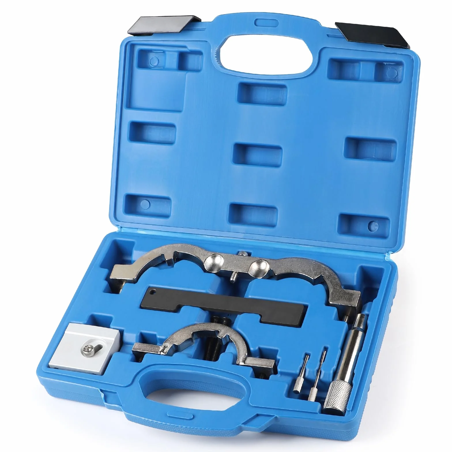 LALAGO 7 pezzi Set di Strumenti di Bloccaggio, Attrezzo Messa In Fase della Fasatura del Motore, Utensile Cinghia Dentata Compatibile con Buick Opel Vauxhall Corsa Chevrolet 1.0, 1.2, 1.4 1.6 Turbo
